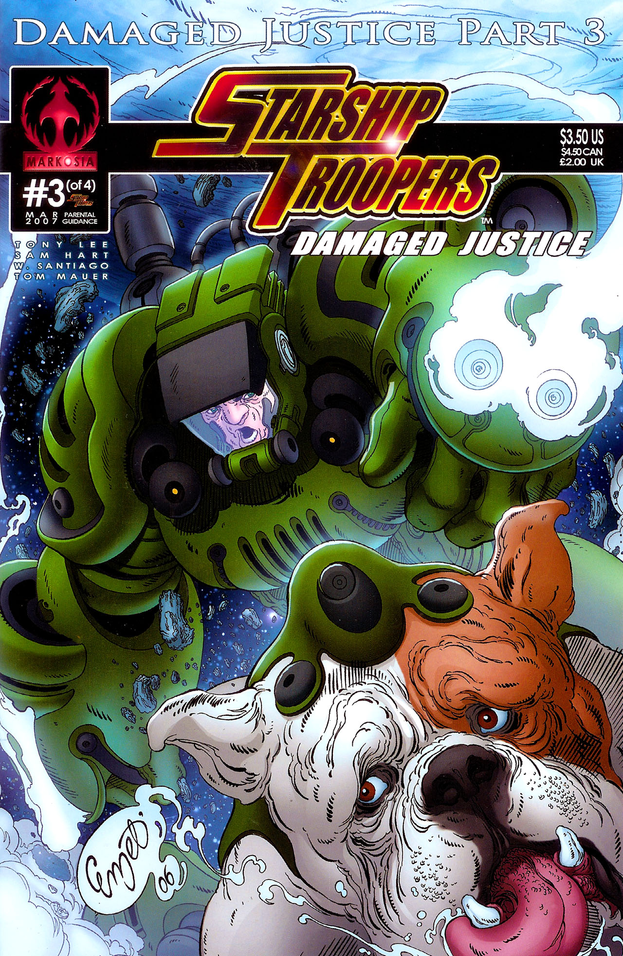 Read online Starship Troopers: Damaged Justice comic -  Issue #3 - 1