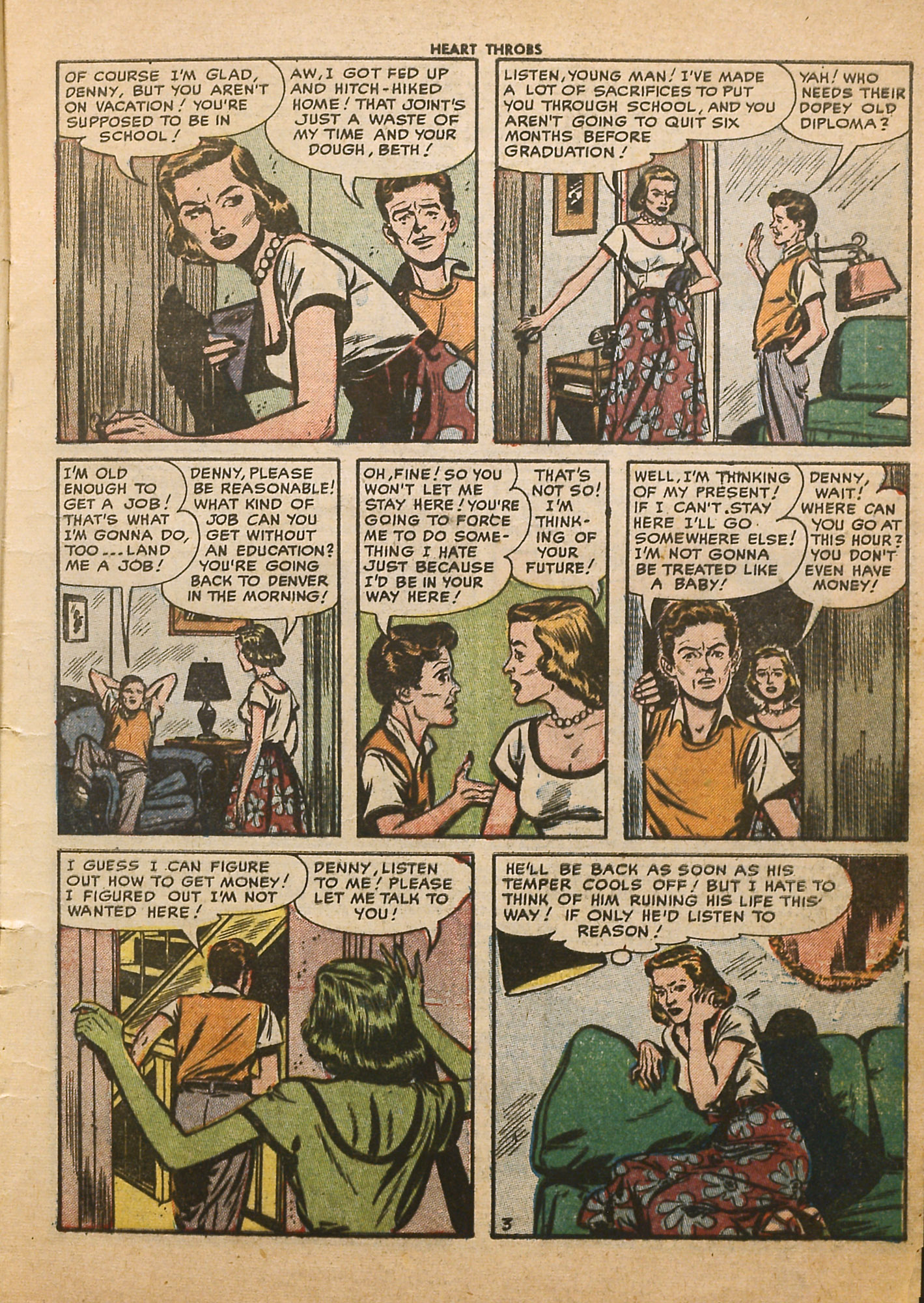 Read online Heart Throbs comic -  Issue #20 - 5