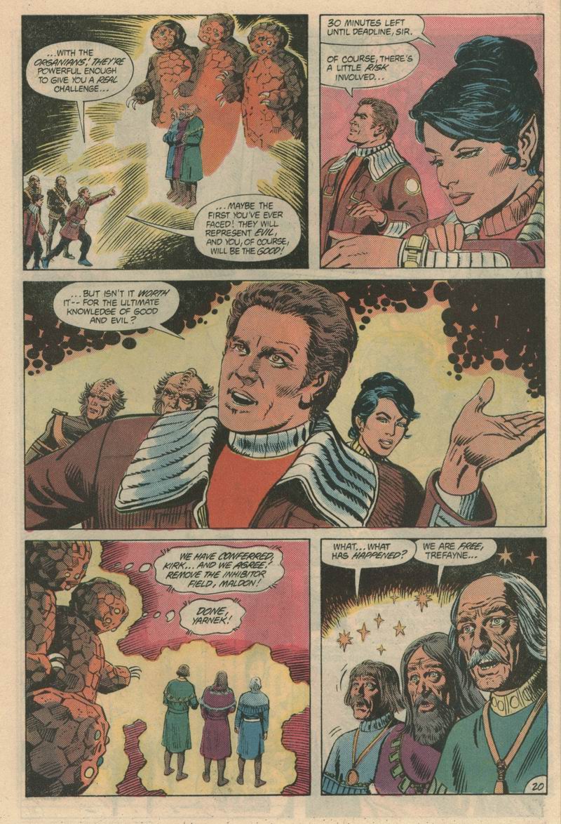 Read online Star Trek (1984) comic -  Issue #4 - 21