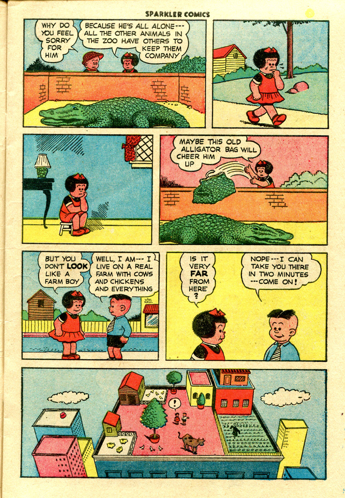 Read online Sparkler Comics comic -  Issue #69 - 9