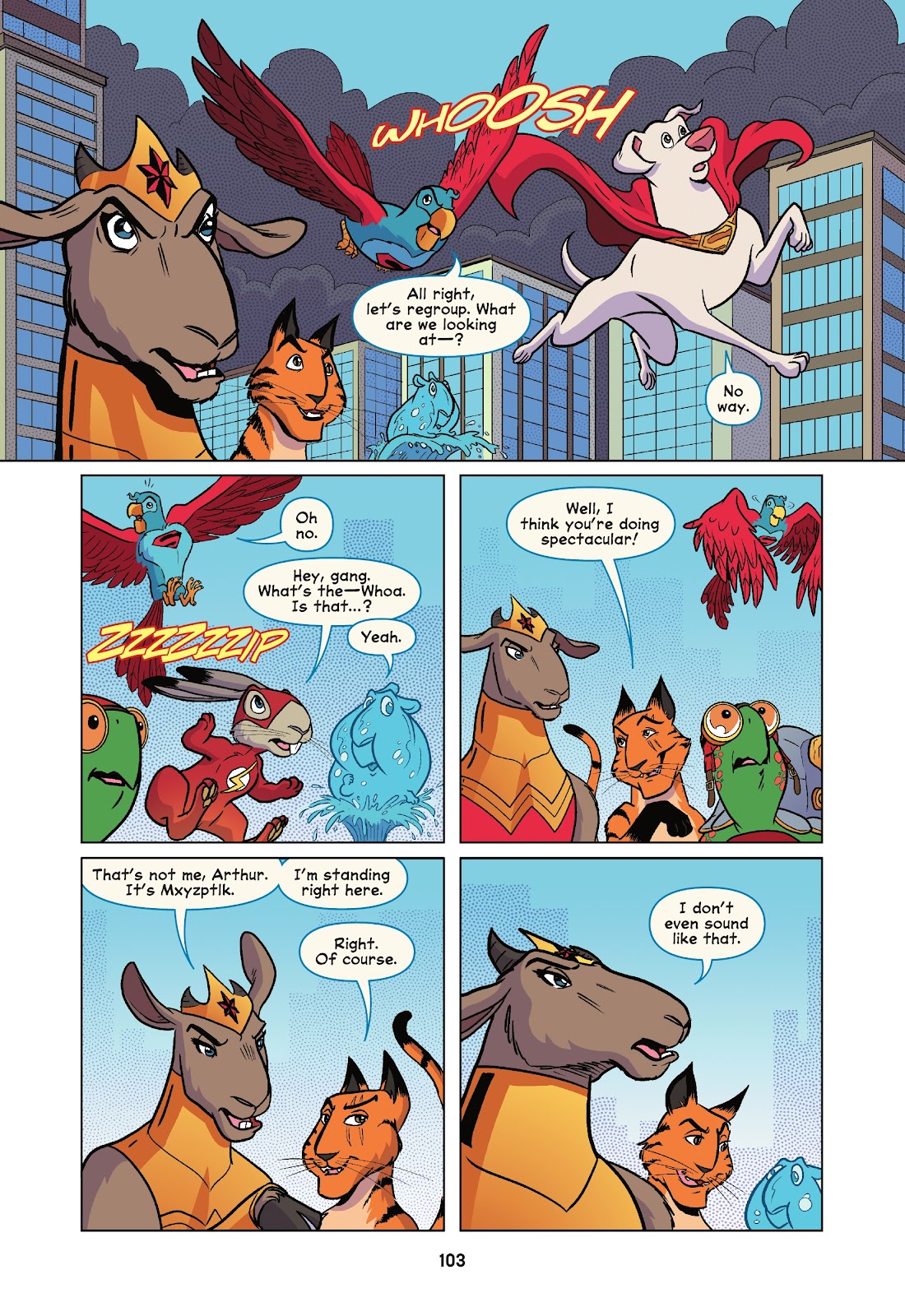 DC League of Super-Pets: The Great Mxy-Up issue TPB (Part 2) - Page 1