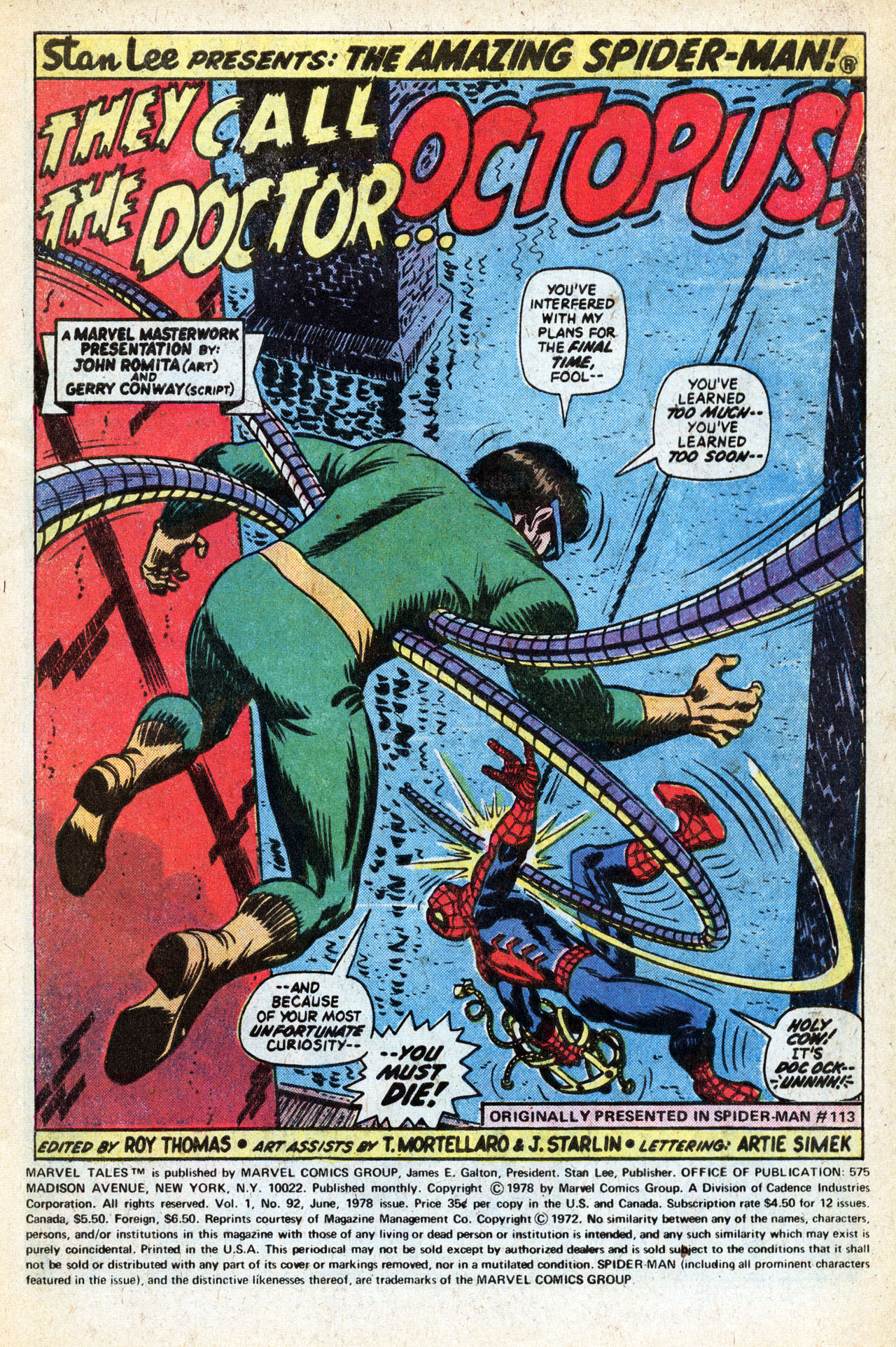 Read online Marvel Tales (1964) comic -  Issue #92 - 3
