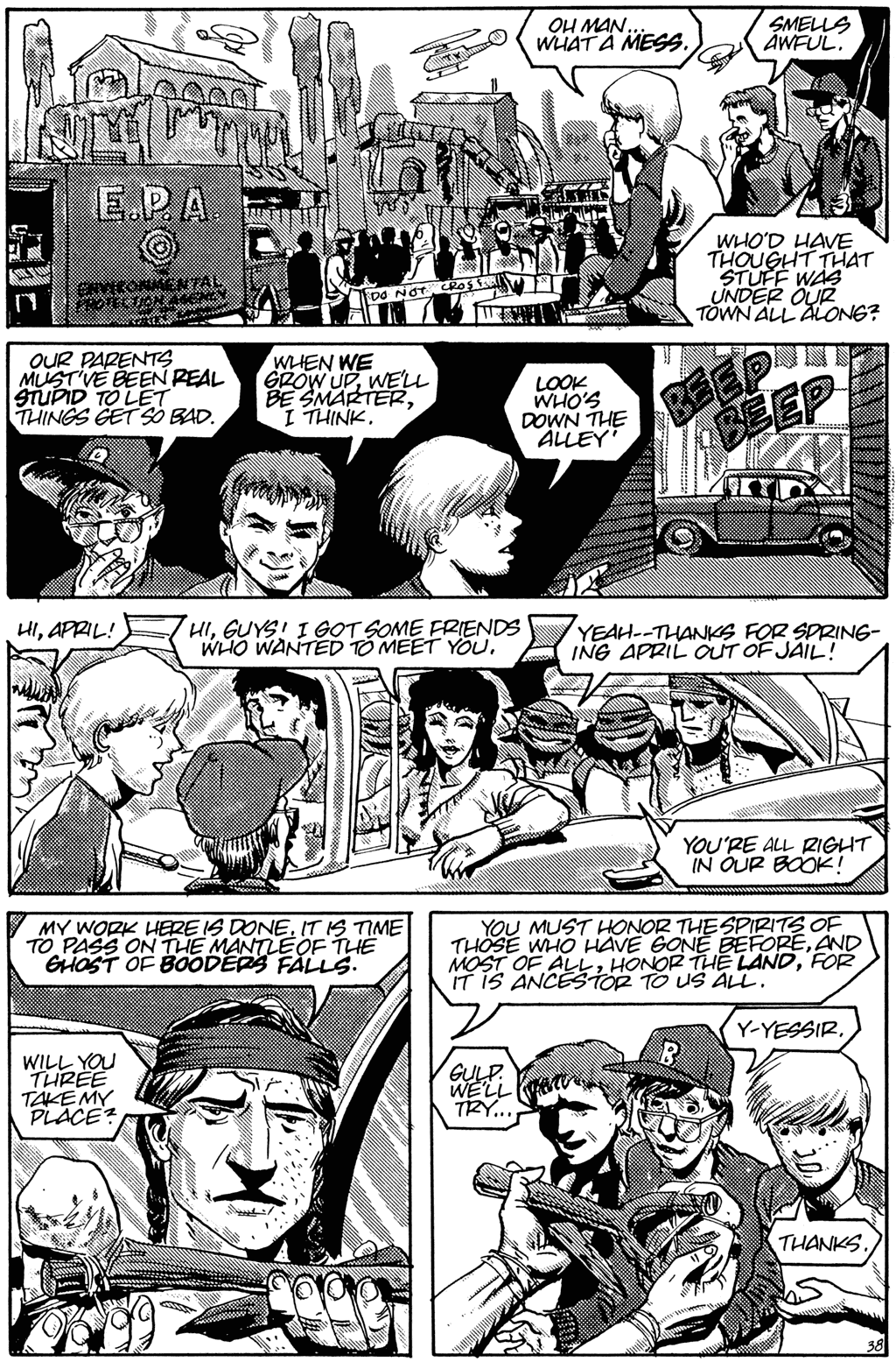 Read online Teenage Mutant Ninja Turtles (1984) comic -  Issue #25 - 40