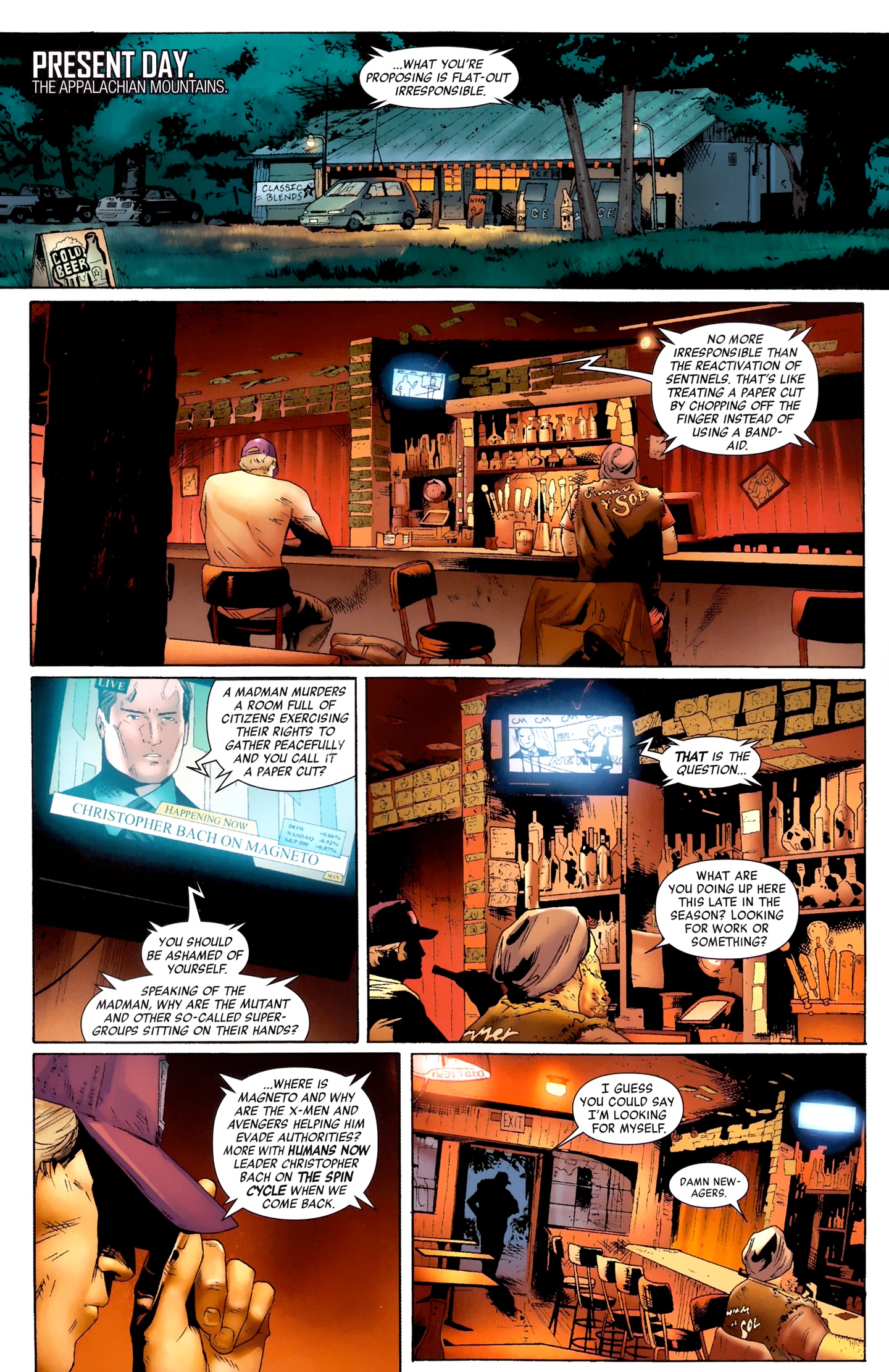 Read online Magneto: Not A Hero comic -  Issue #2 - 10