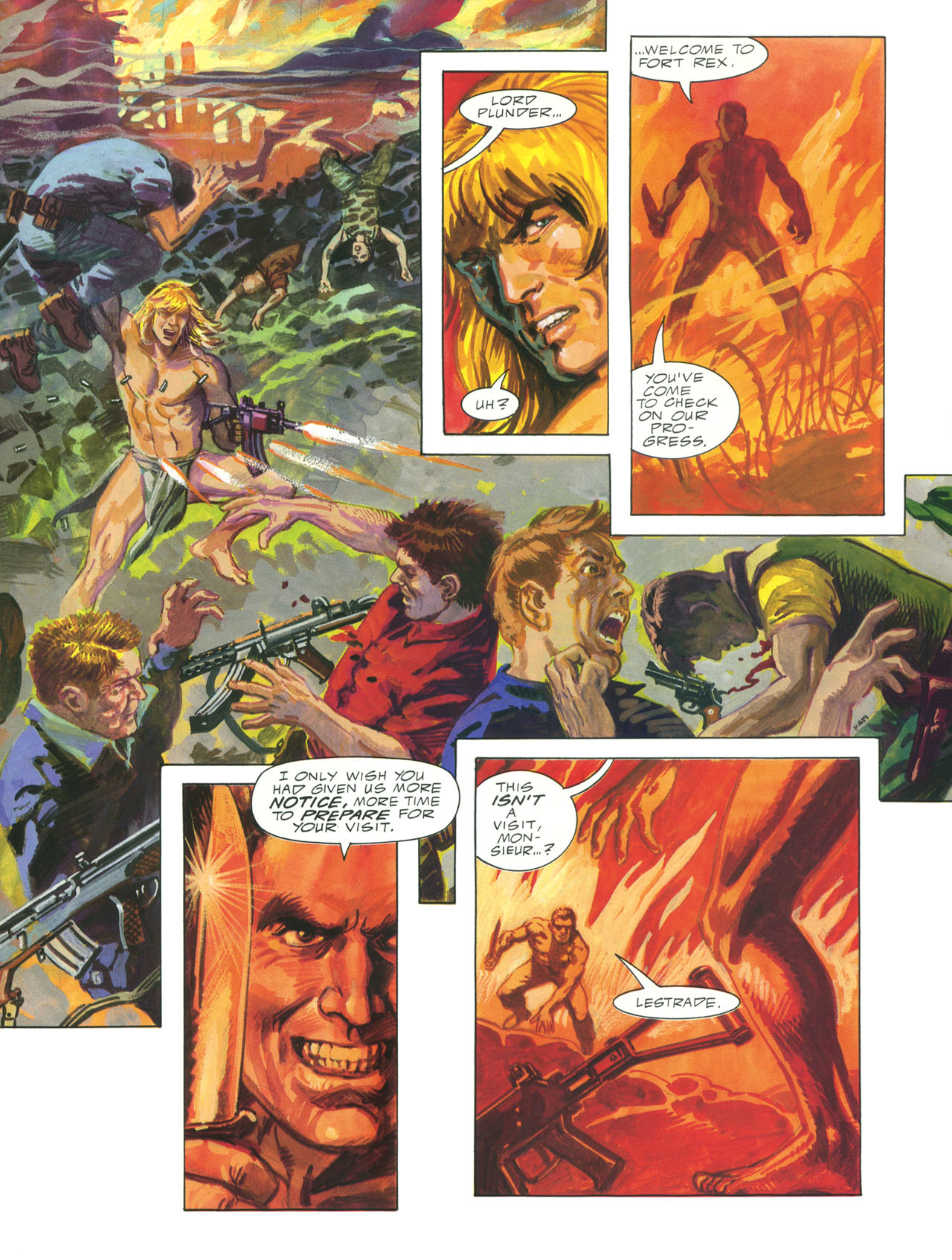 Read online Marvel Graphic Novel comic -  Issue #62 - Ka-Zar - Guns of the Savage Land - 54