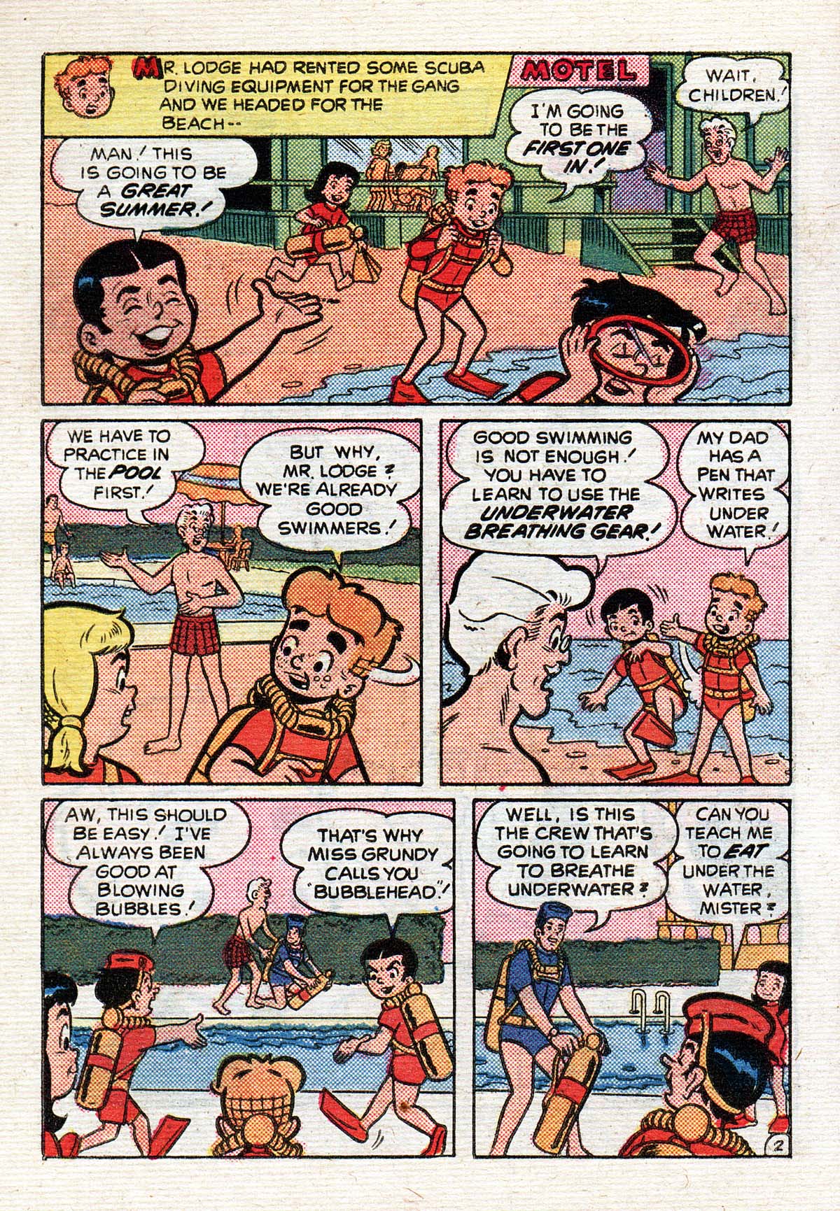 Read online Little Archie Comics Digest Magazine comic -  Issue #33 - 73
