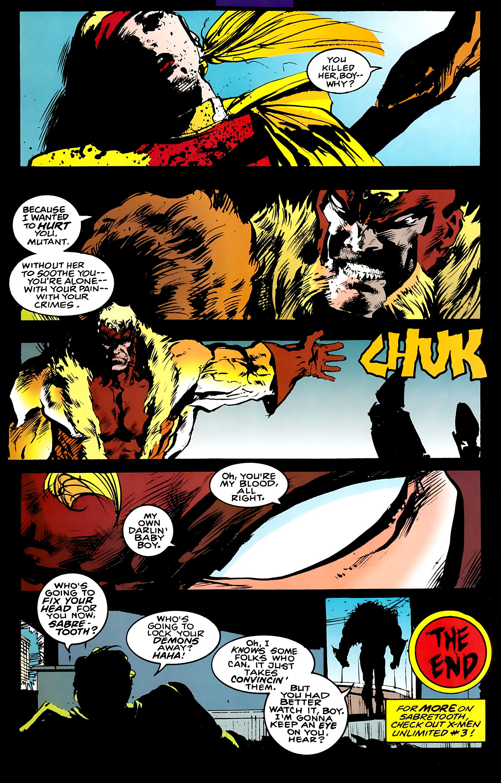 Read online Sabretooth comic -  Issue #4 - 22