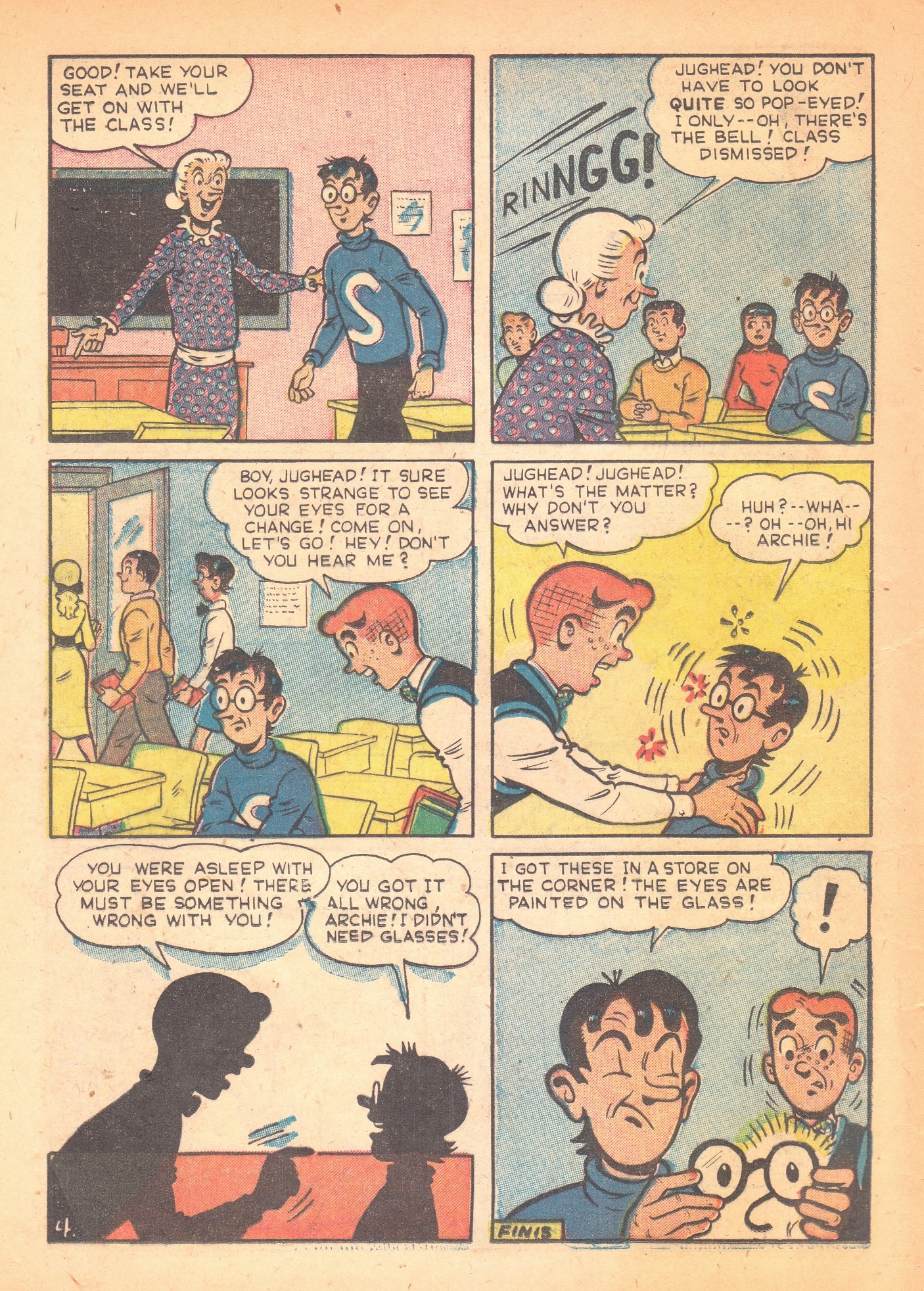 Read online Archie's Pal Jughead comic -  Issue #10 - 12