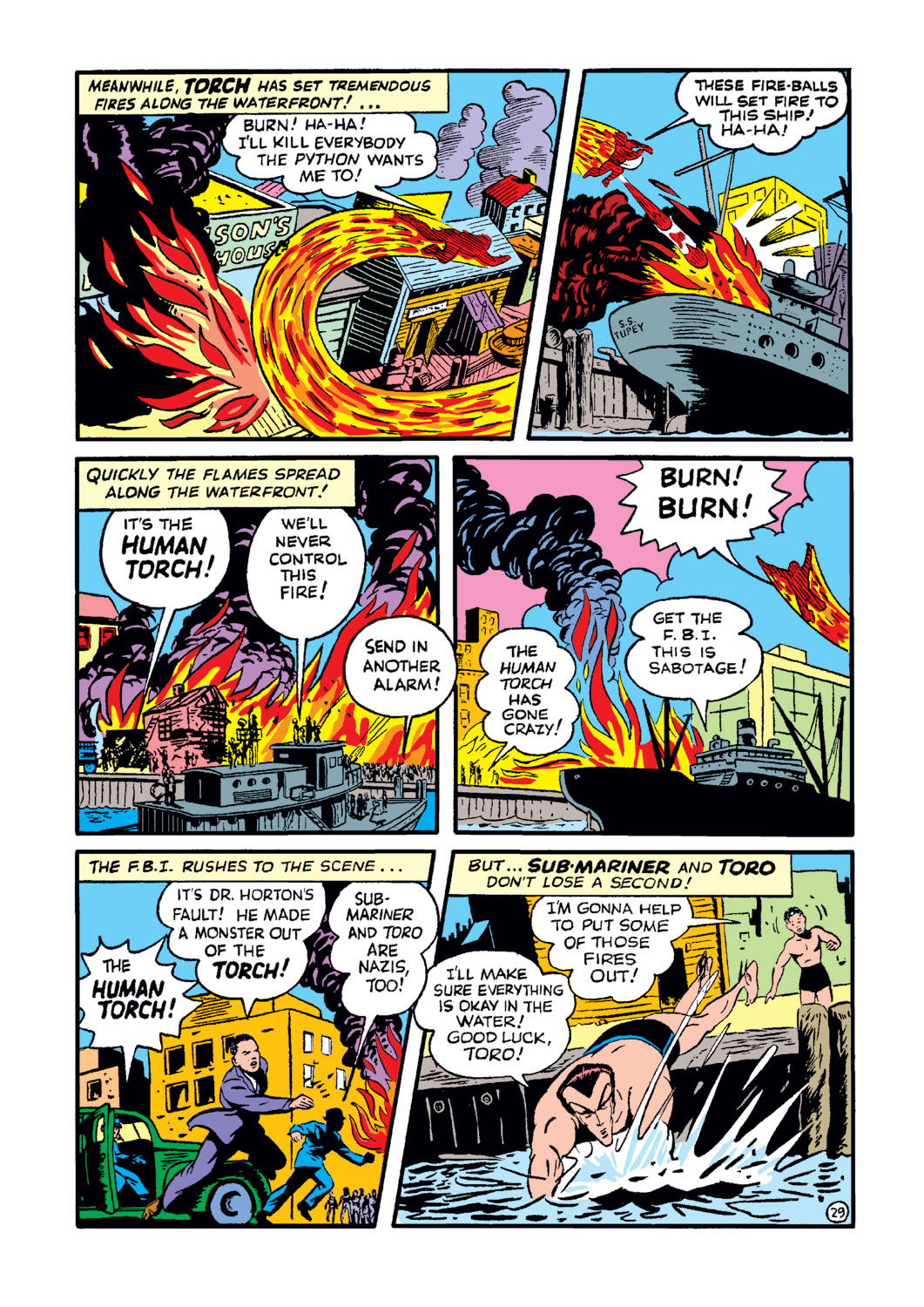 Read online The Human Torch (1940) comic -  Issue #8 - 33