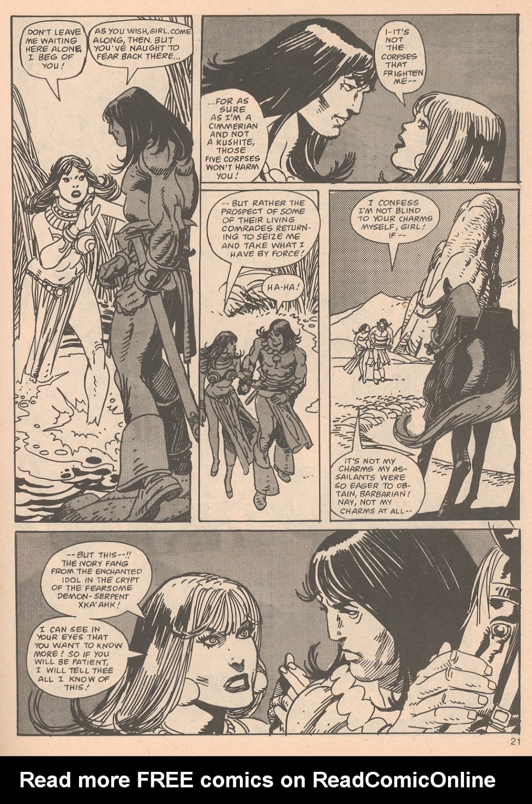 The Savage Sword Of Conan issue 65 - Page 21