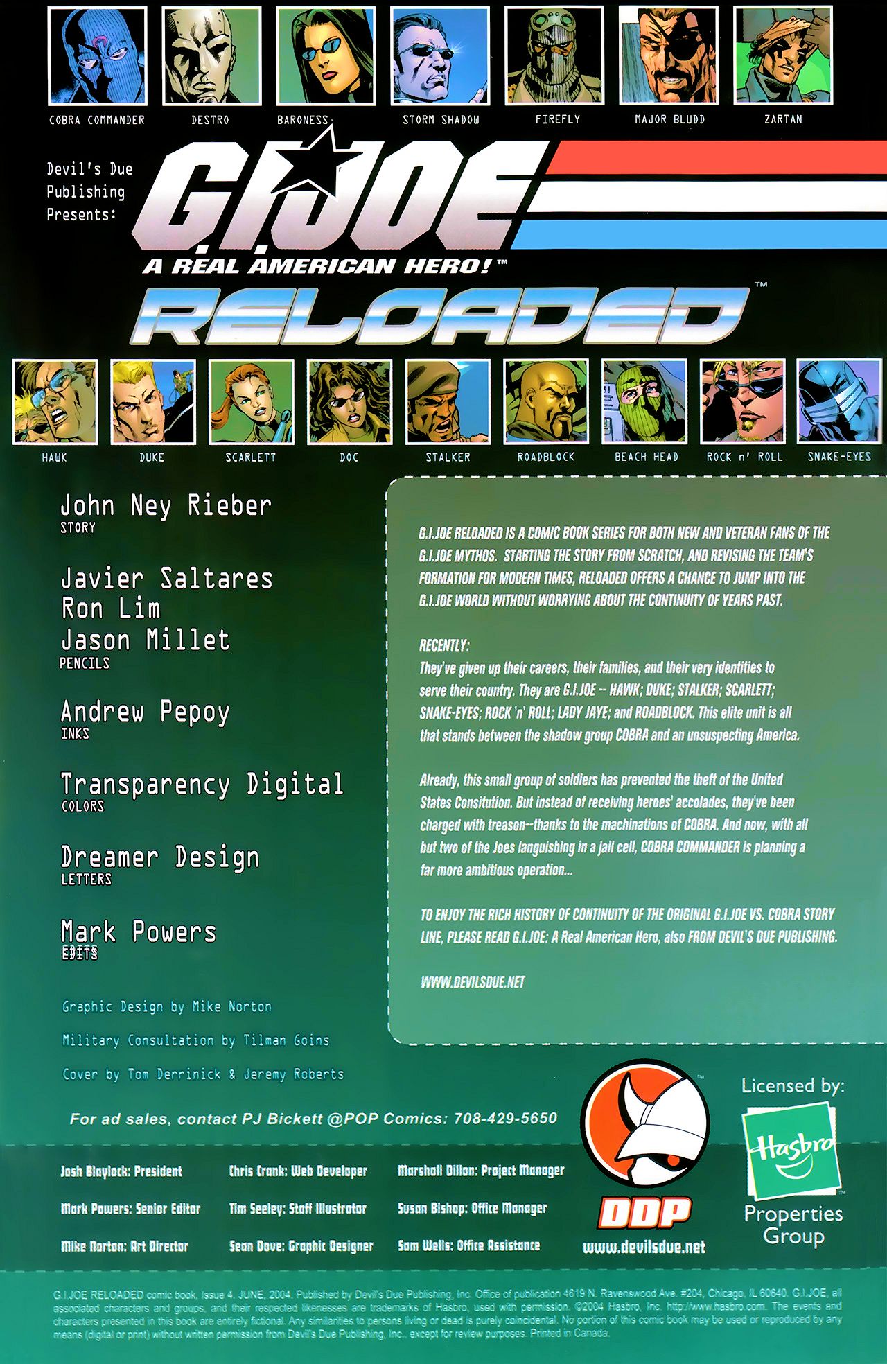Read online G.I. Joe Reloaded comic -  Issue #4 - 2