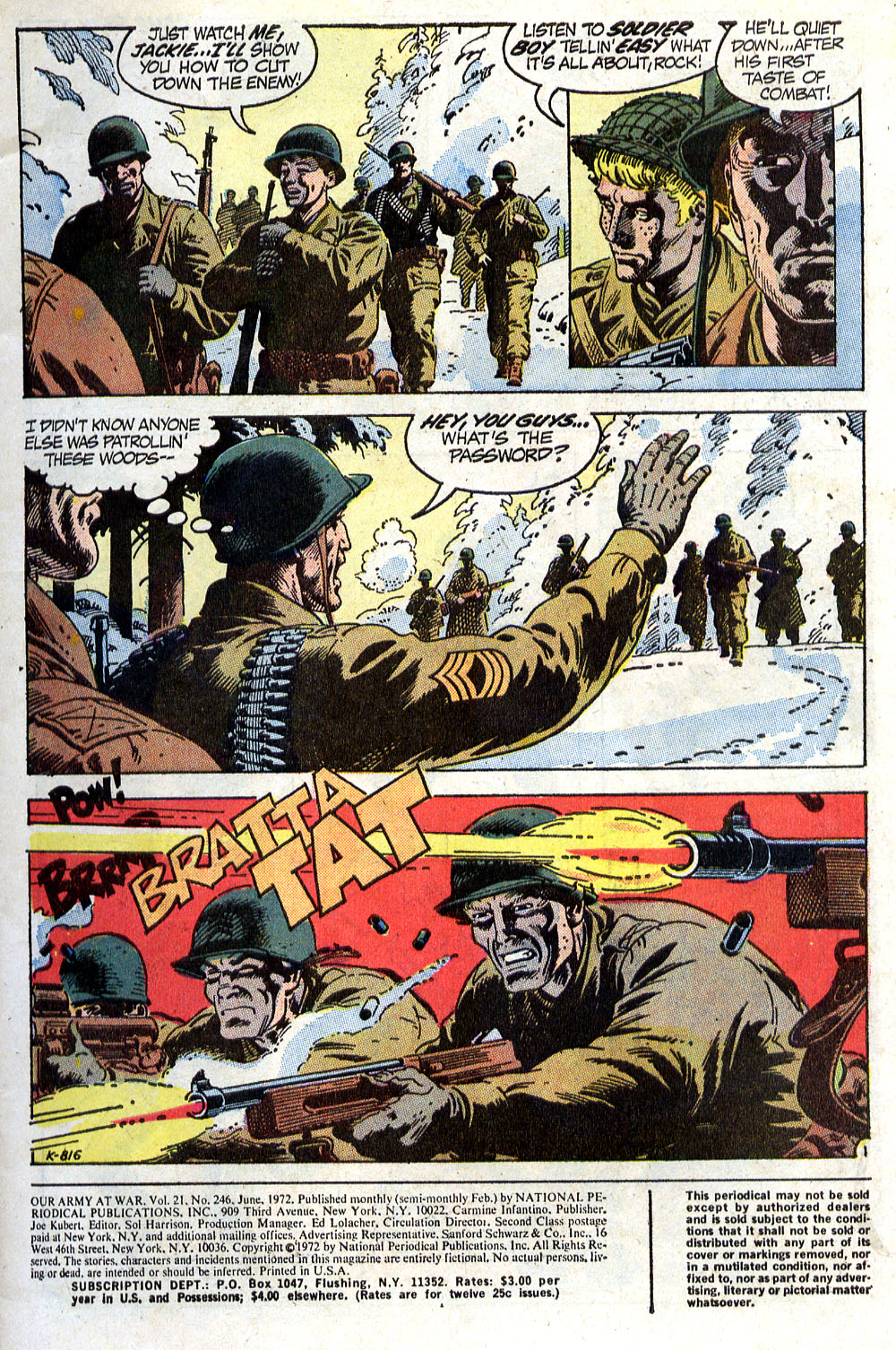 Read online Our Army at War (1952) comic -  Issue #246 - 3