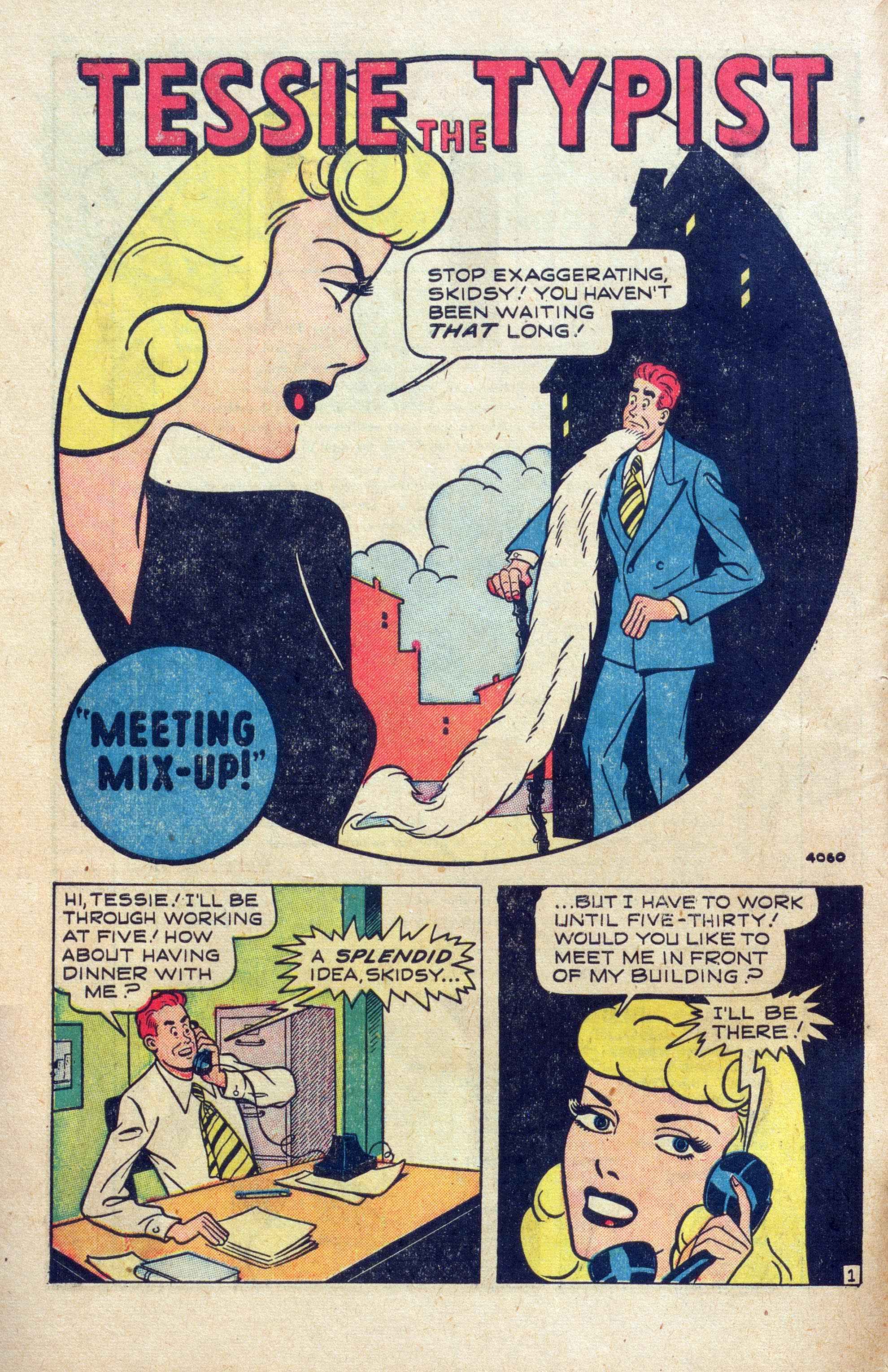 Read online Tessie the Typist comic -  Issue #21 - 12