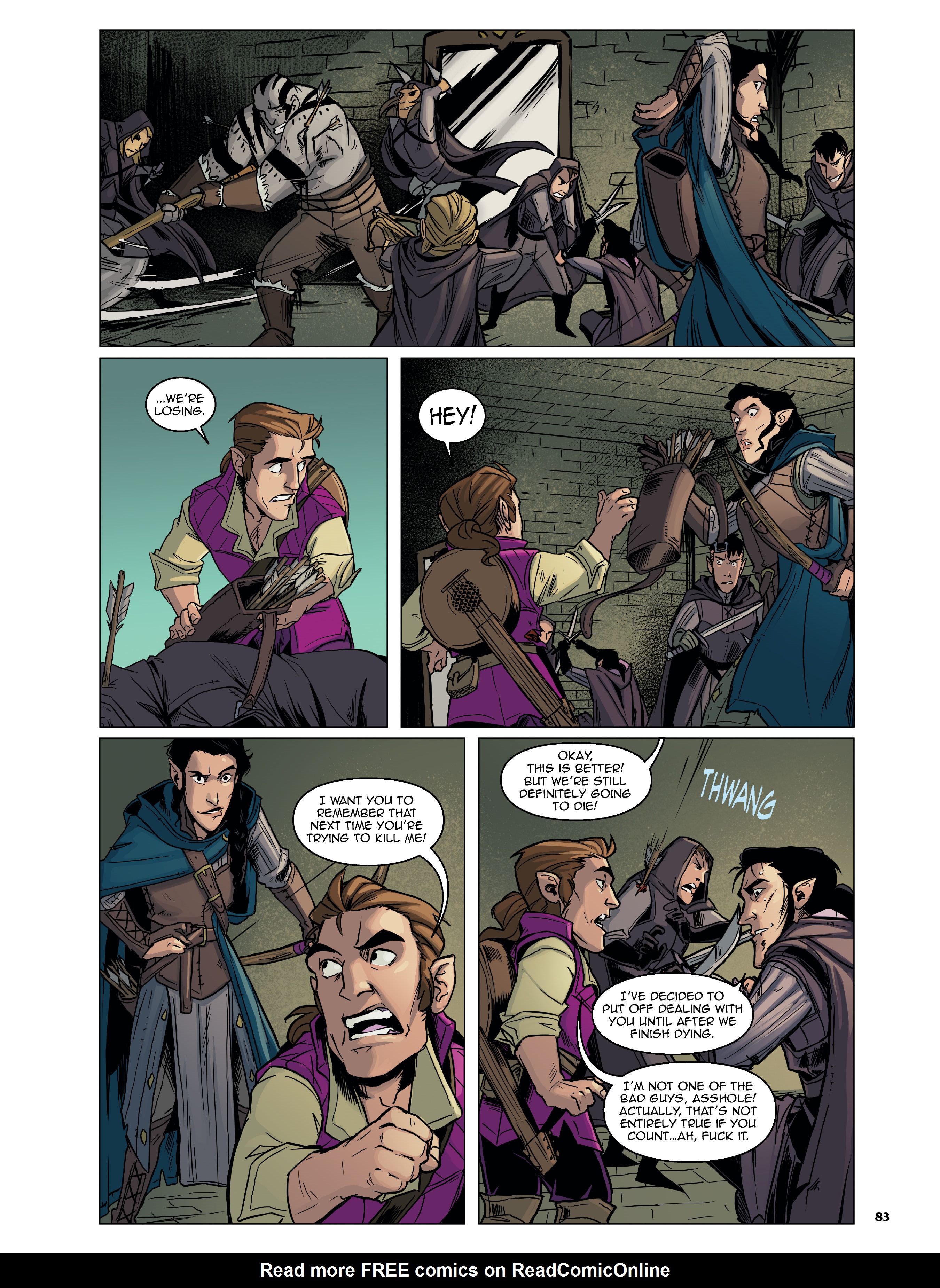 Read online Critical Role Vox Machina Origins comic -  Issue # (2019) _TPB Library Edition (Part 1) - 85