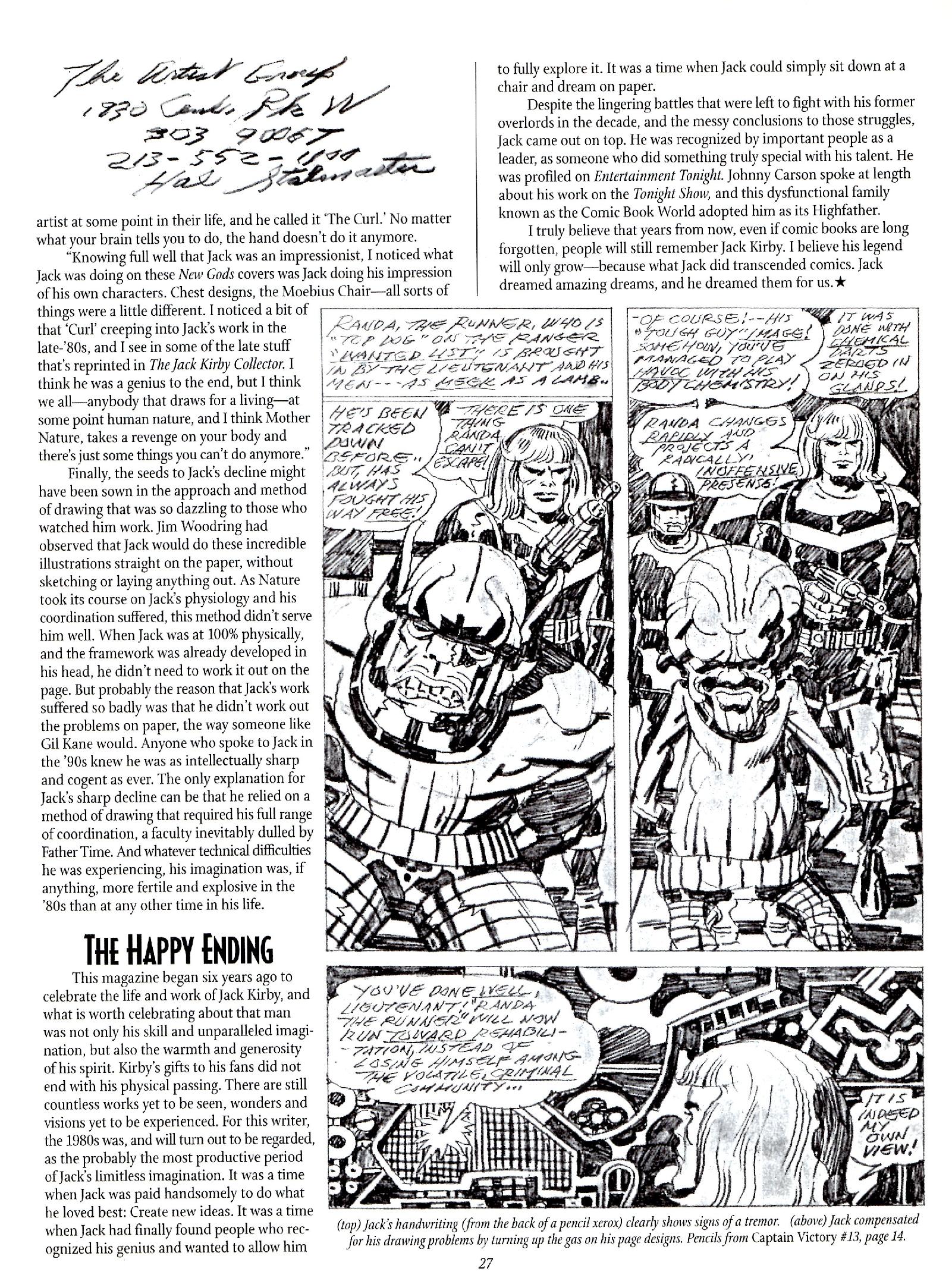 Read online The Jack Kirby Collector comic -  Issue #30 - 27