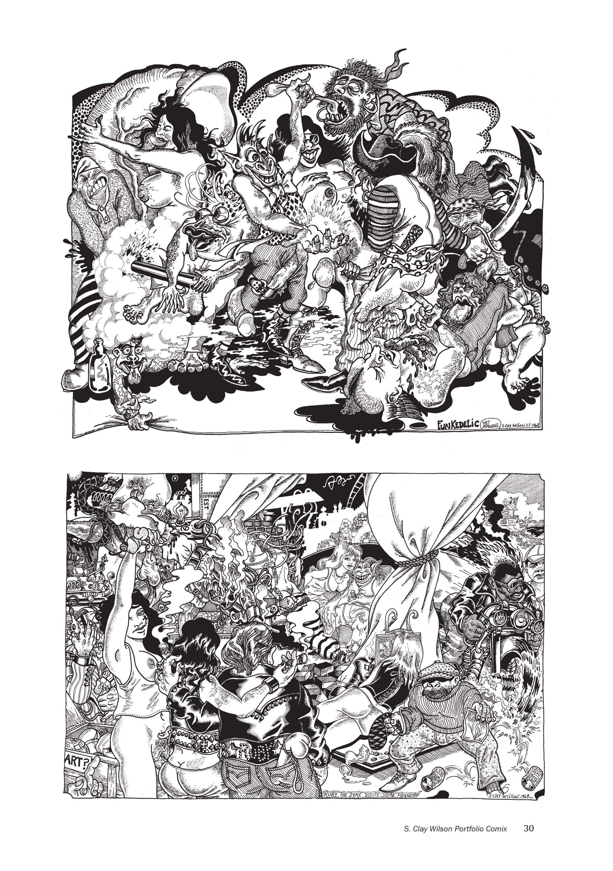 Read online The Mythology of S. Clay Wilson comic -  Issue # Pirates in the Heartland (Part 1) - 27