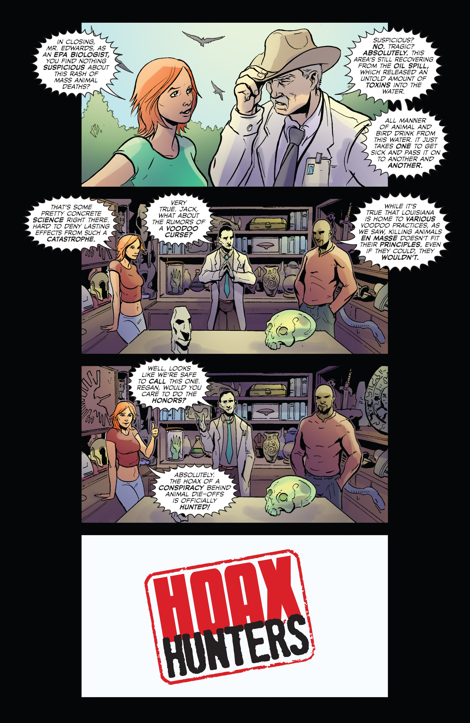 Read online Hoax Hunters (2012) comic -  Issue # TPB 1 - 111