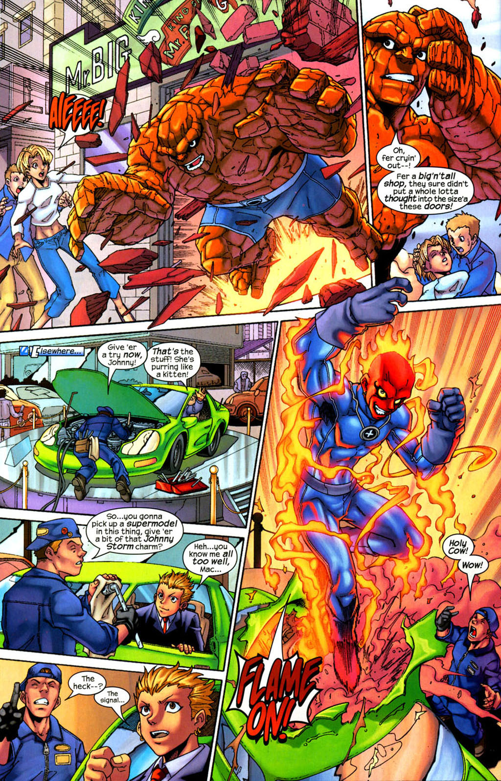Read online Marvel Age Fantastic Four comic -  Issue #1 - 5