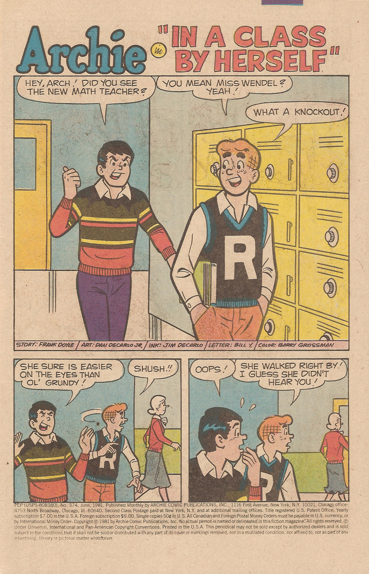Read online Pep Comics comic -  Issue #374 - 3