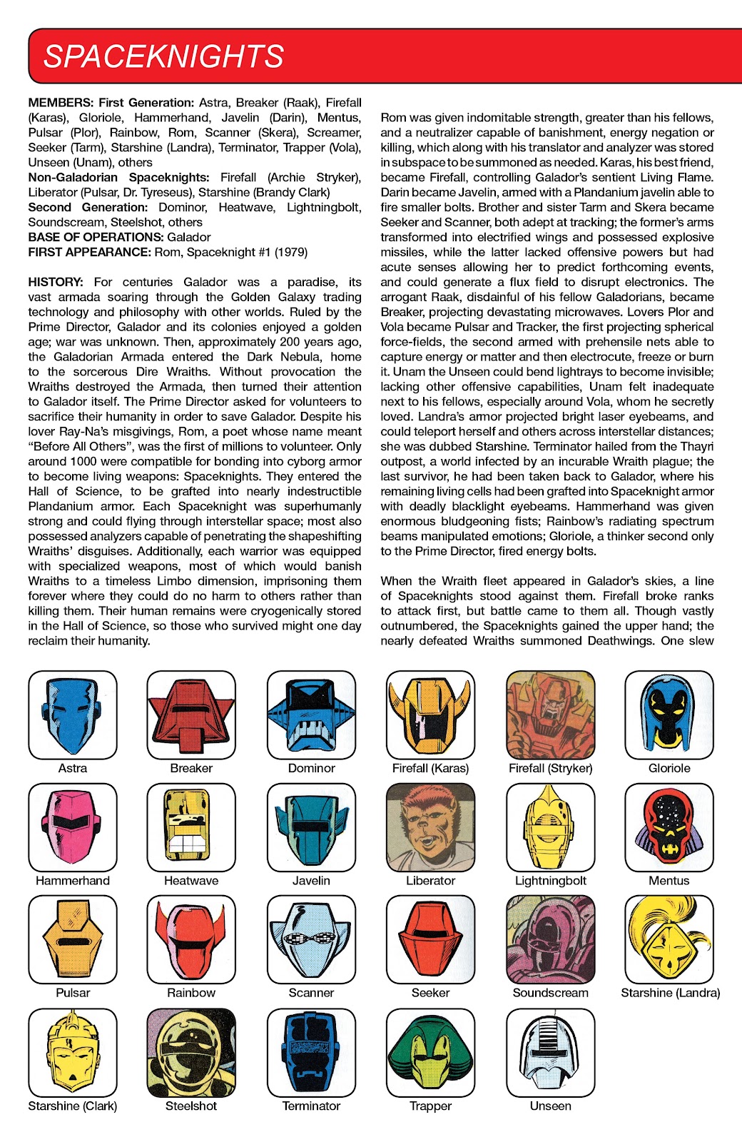 Marvel Legacy:  The 1980's Handbook issue Full - Page 48