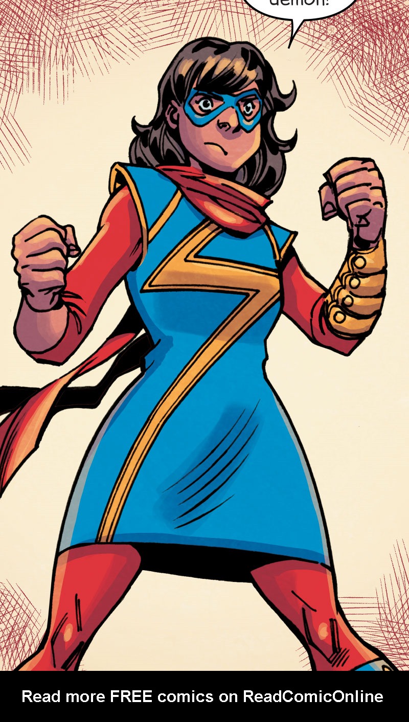 Read online Ms. Marvel: Bottled Up Infinity Comic comic -  Issue # Full - 23