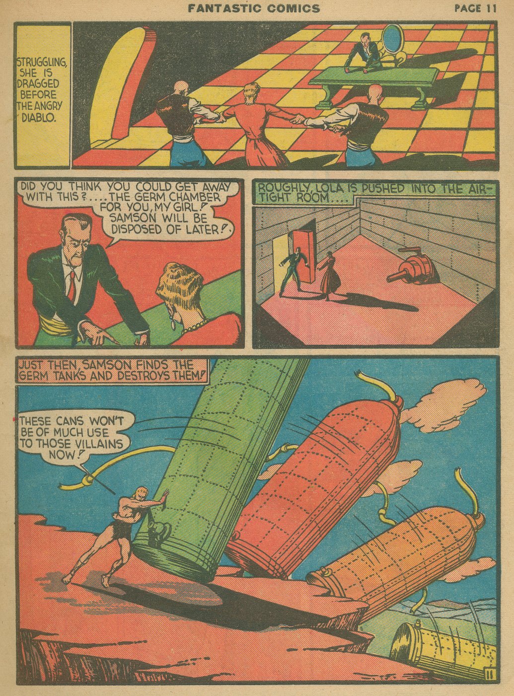 Read online Fantastic Comics comic -  Issue #8 - 13