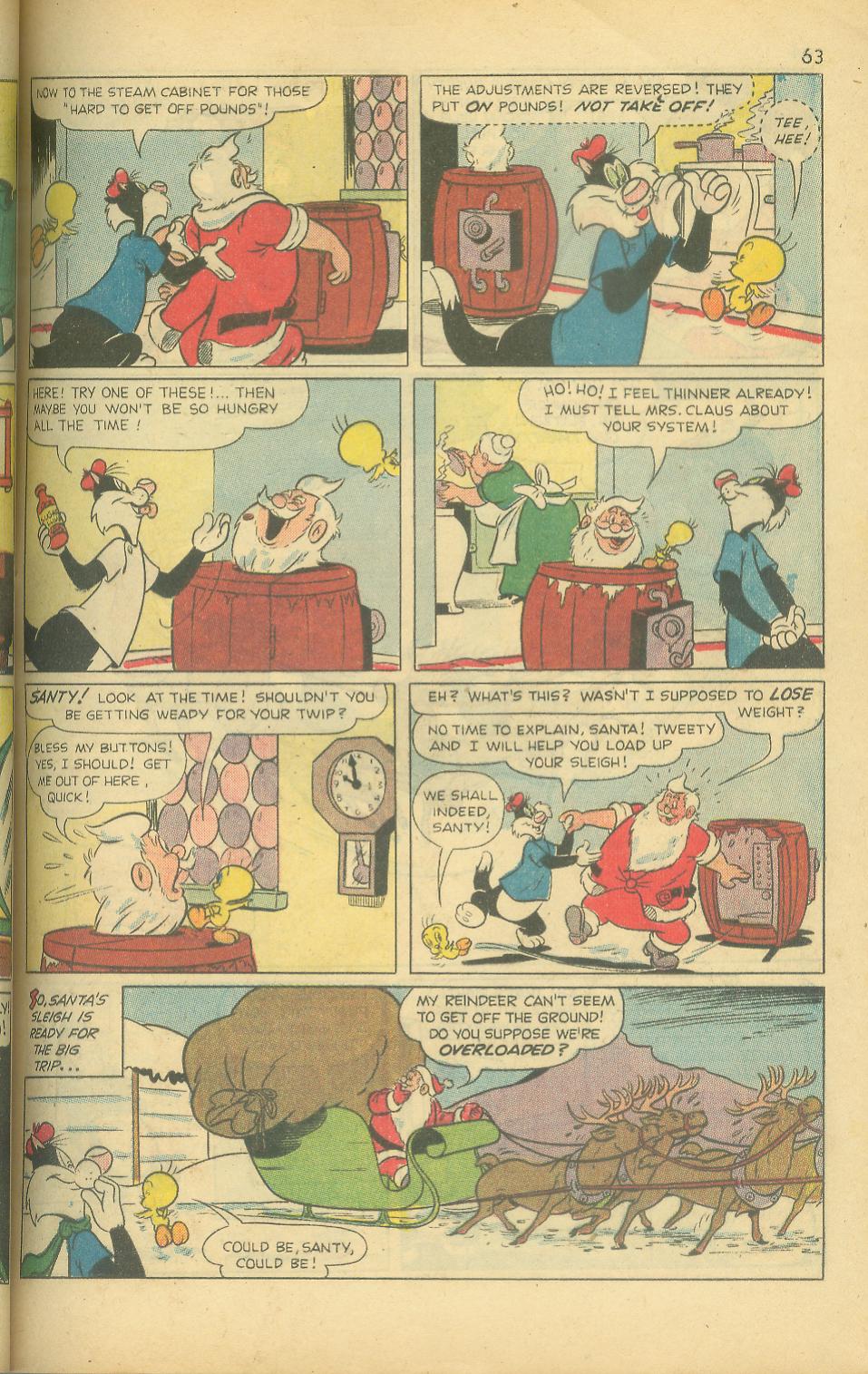Read online Bugs Bunny's Christmas Funnies comic -  Issue # TPB 7 - 65