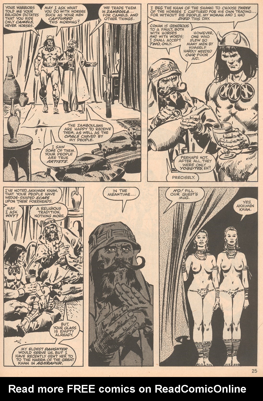Read online The Savage Sword Of Conan comic -  Issue #57 - 25