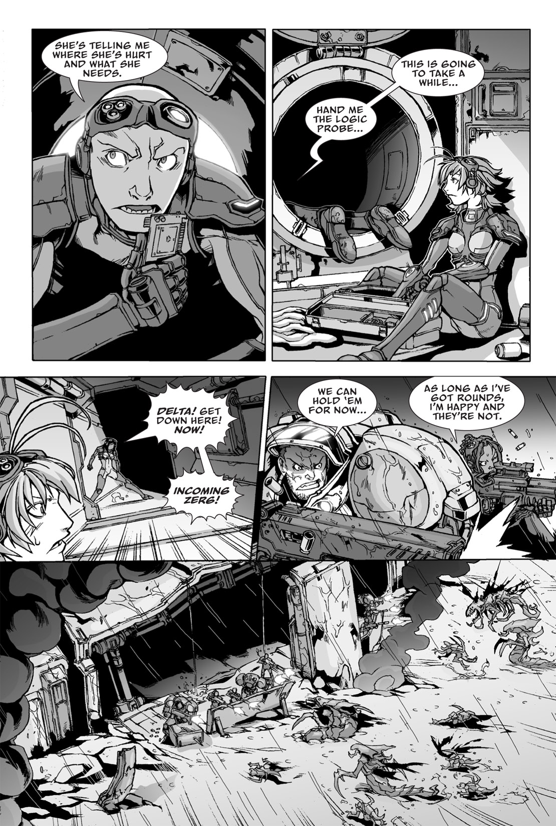 Read online StarCraft: Ghost Academy comic -  Issue # TPB 3 - 121