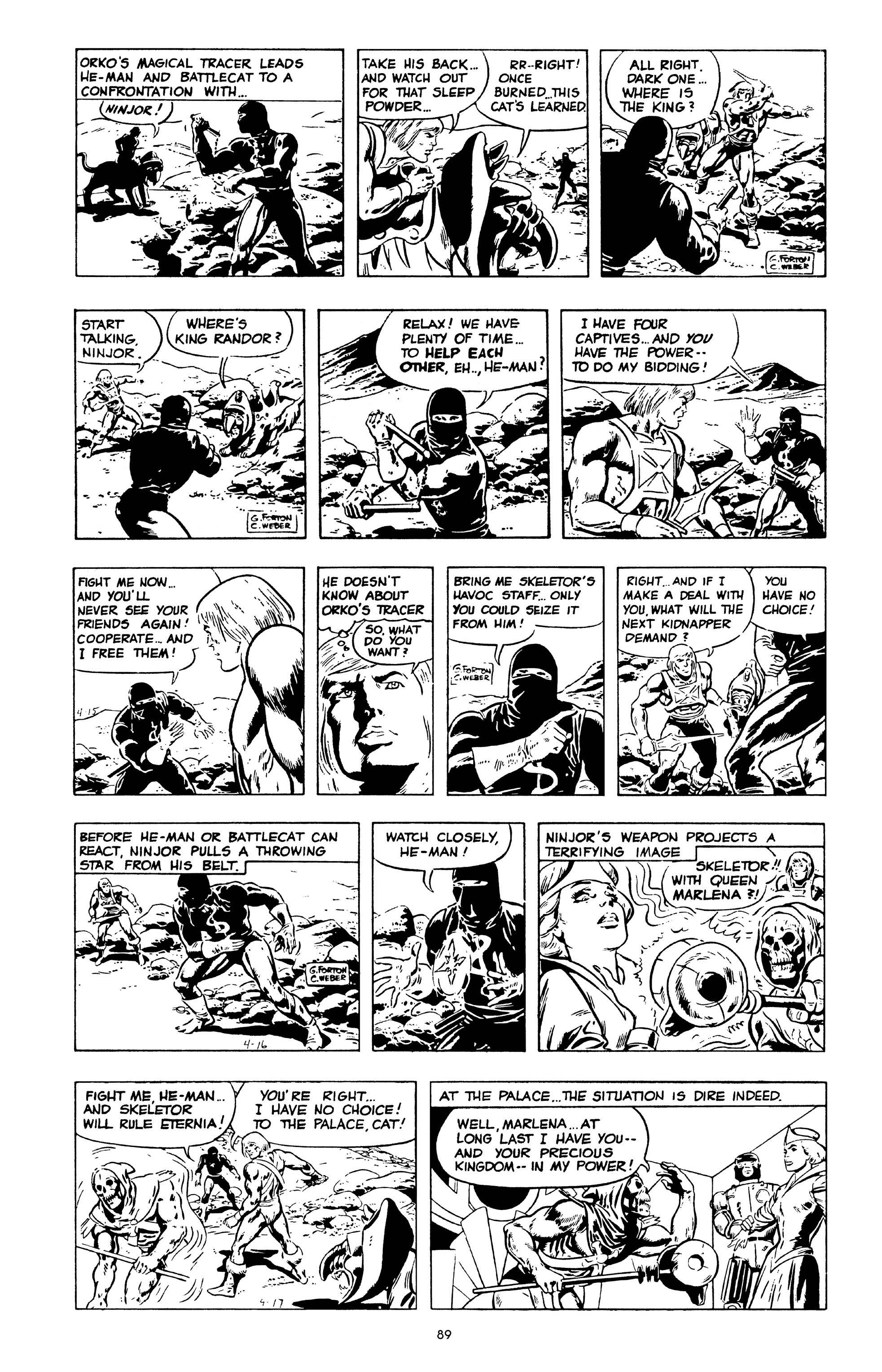 Read online He-Man and the Masters of the Universe: The Newspaper Comic Strips comic -  Issue # TPB (Part 1) - 89