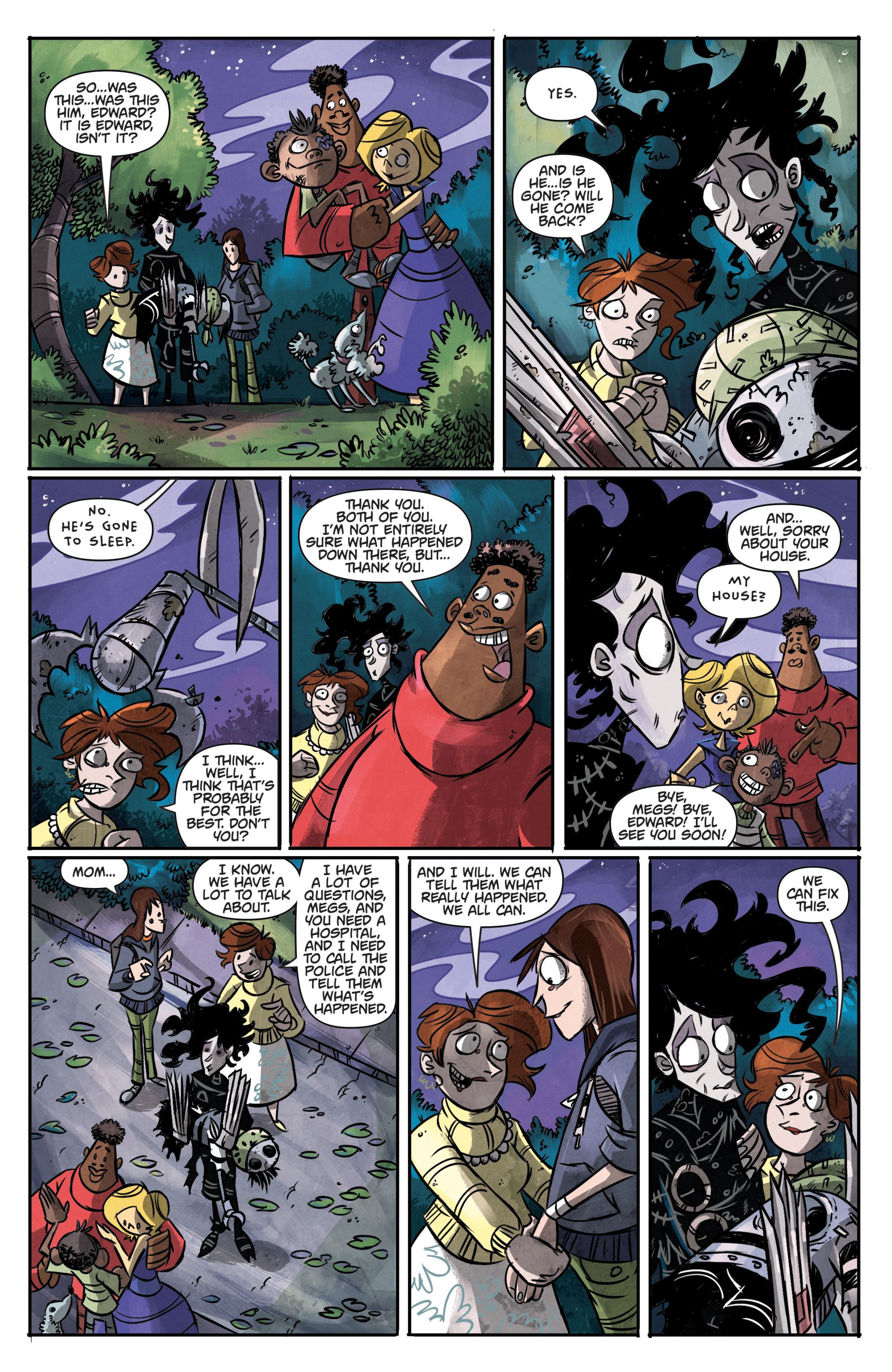 Read online Edward Scissorhands comic -  Issue #5 - 21