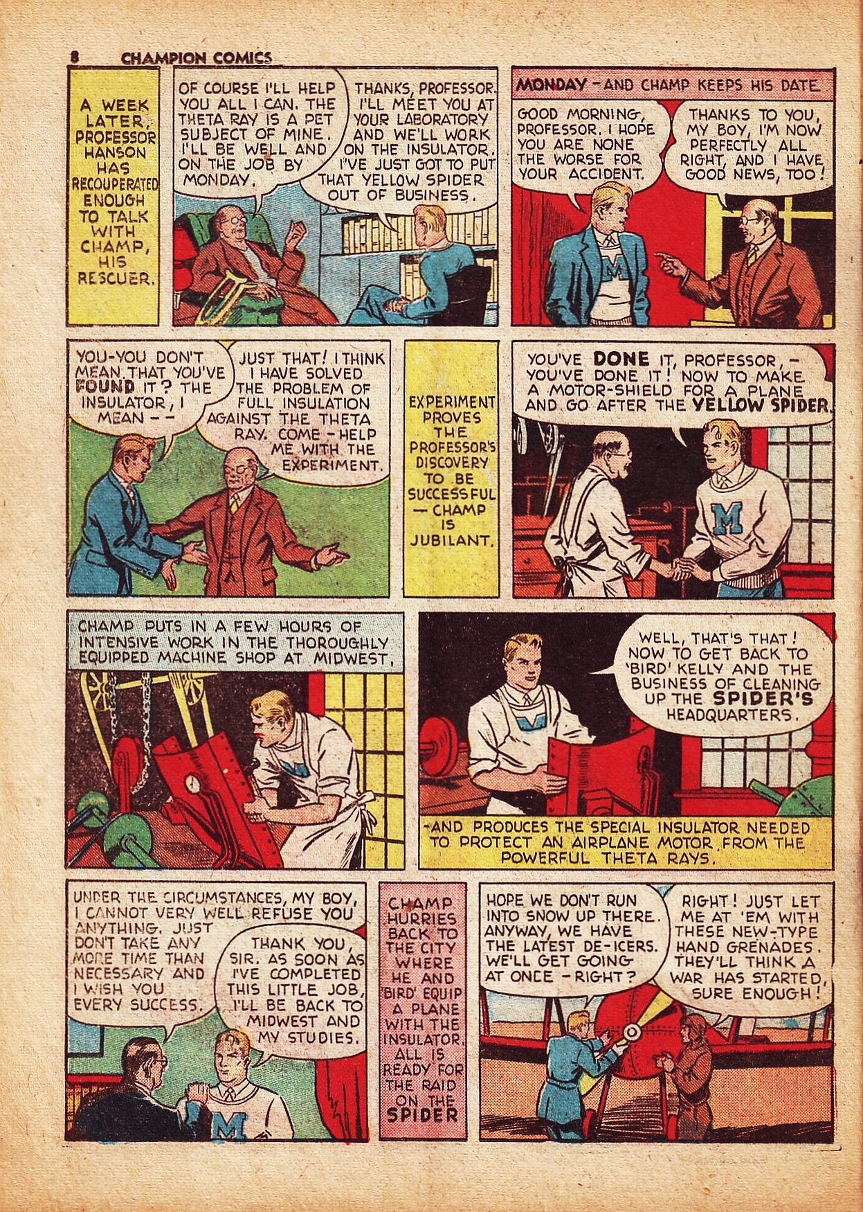 Read online Champion Comics comic -  Issue #5 - 10