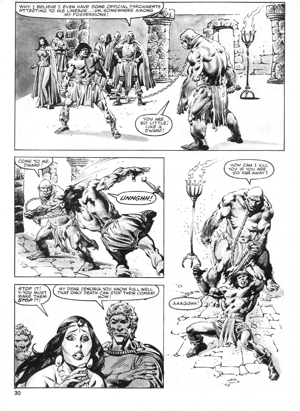 Read online The Savage Sword Of Conan comic -  Issue #93 - 30
