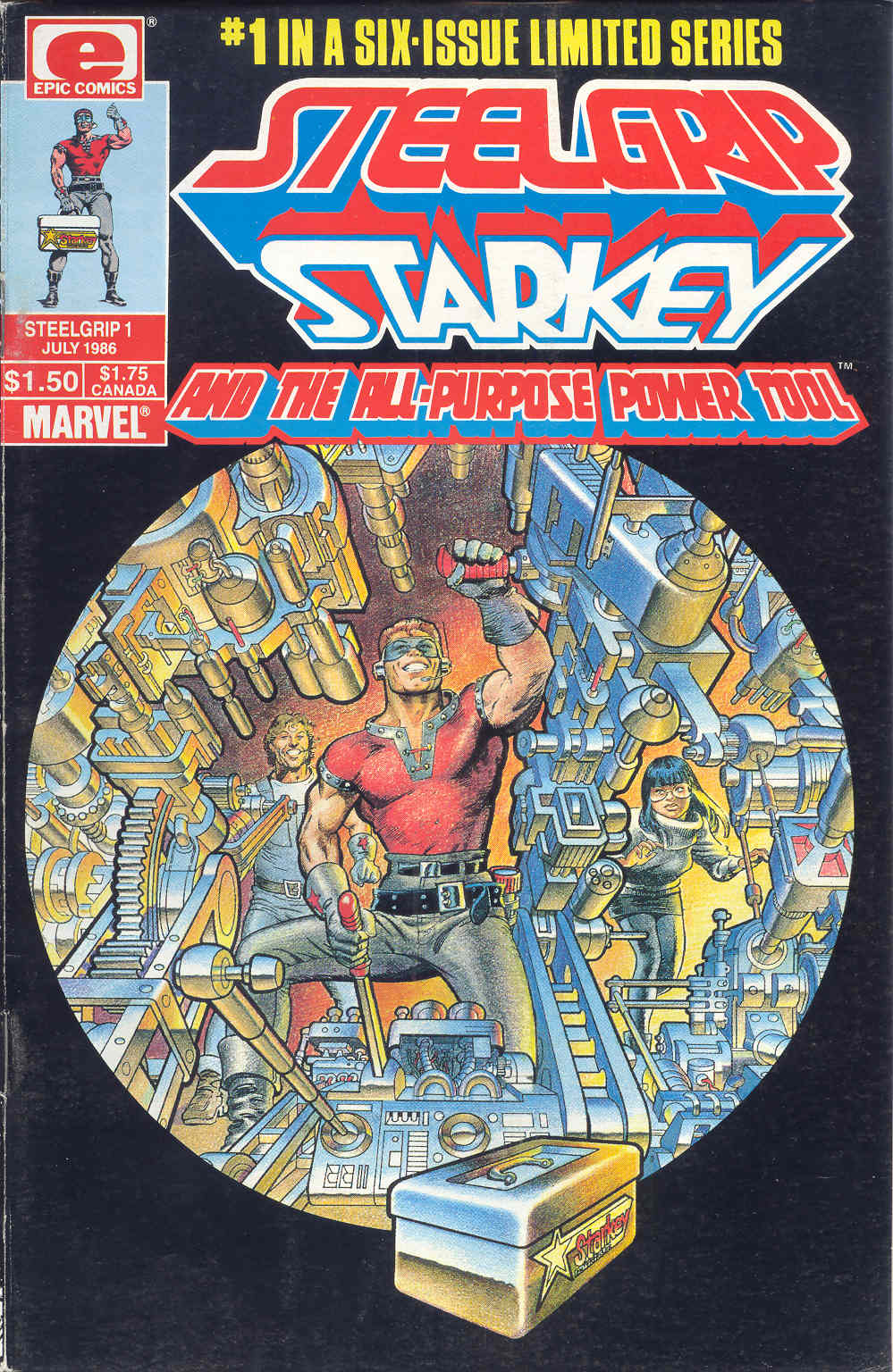 Read online Steelgrip Starkey comic -  Issue #1 - 1