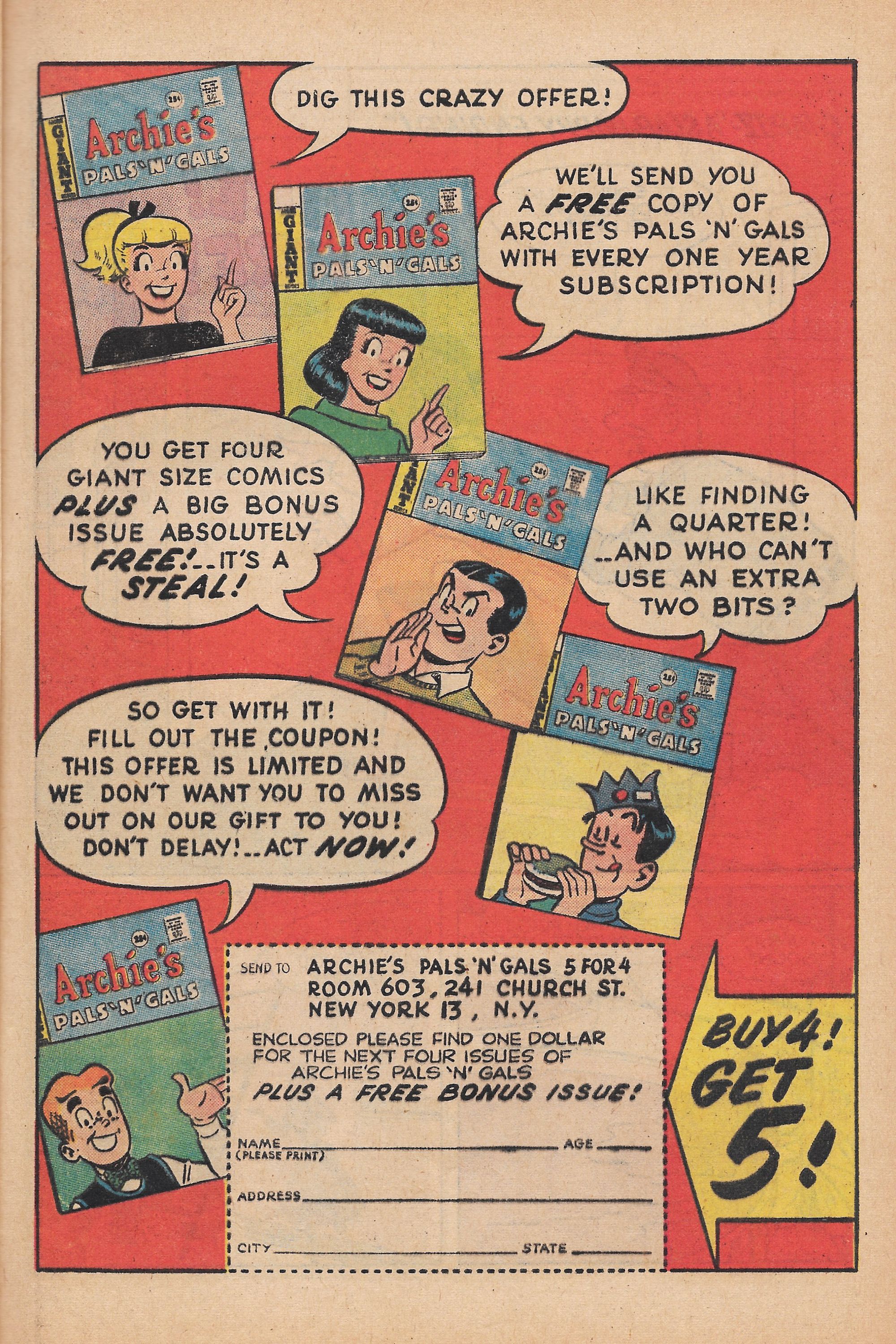 Read online Archie Giant Series Magazine comic -  Issue #136 - 23