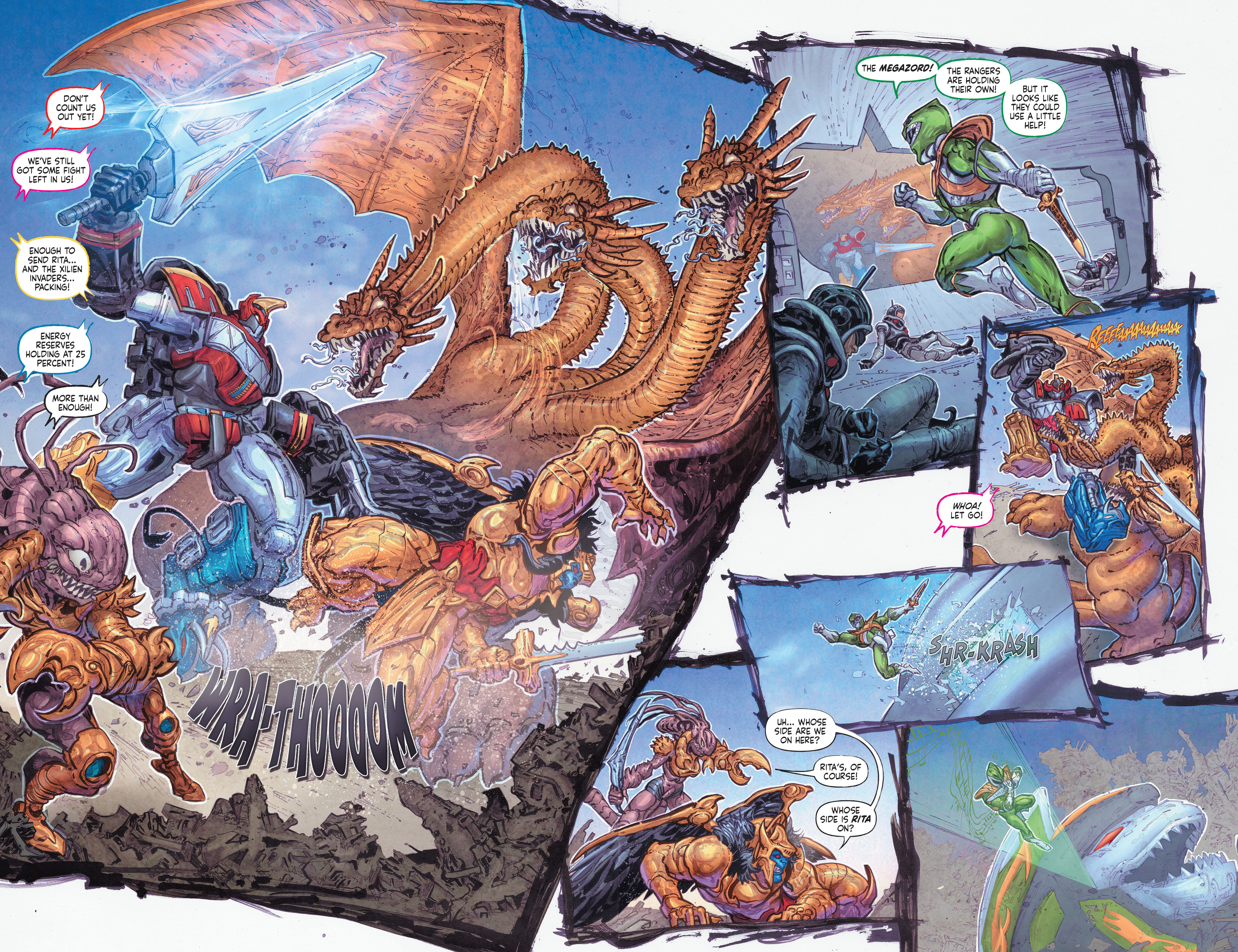 Read online Godzilla vs. The Mighty Morphin Power Rangers comic -  Issue #5 - 4