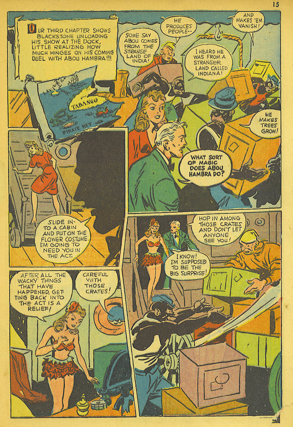 Read online Super-Magician Comics comic -  Issue #19 - 15