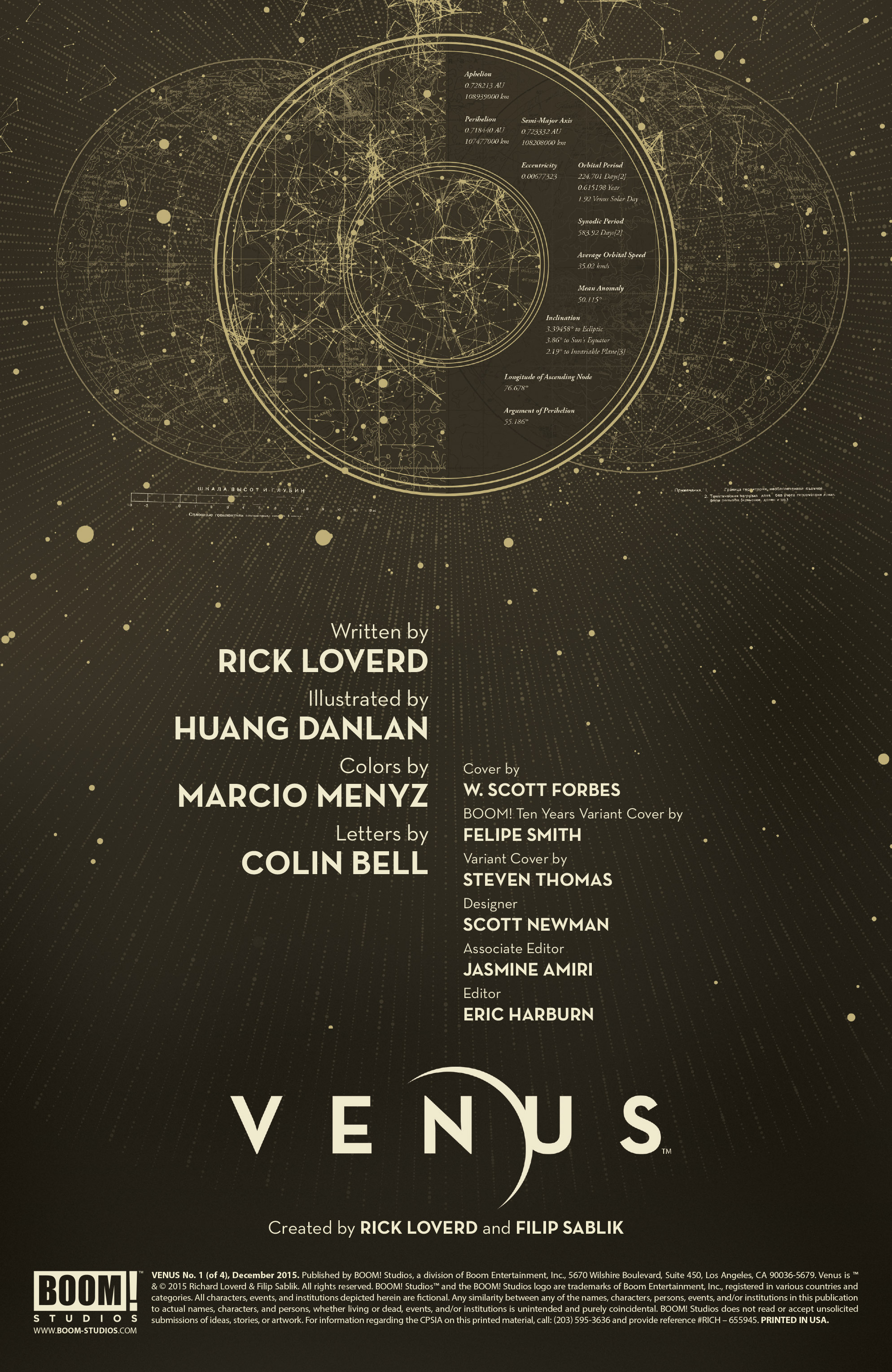 Read online Venus (2015) comic -  Issue #1 - 2