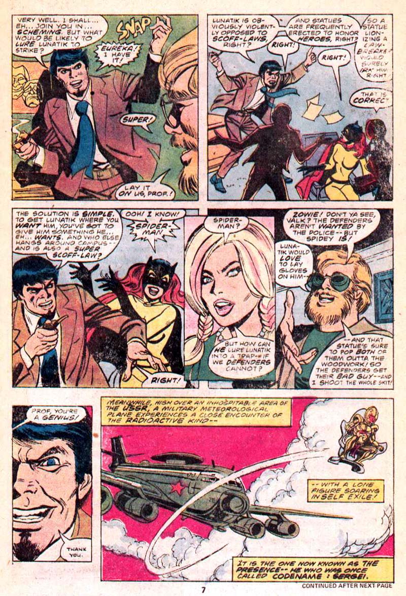 Read online The Defenders (1972) comic -  Issue #61 - 7