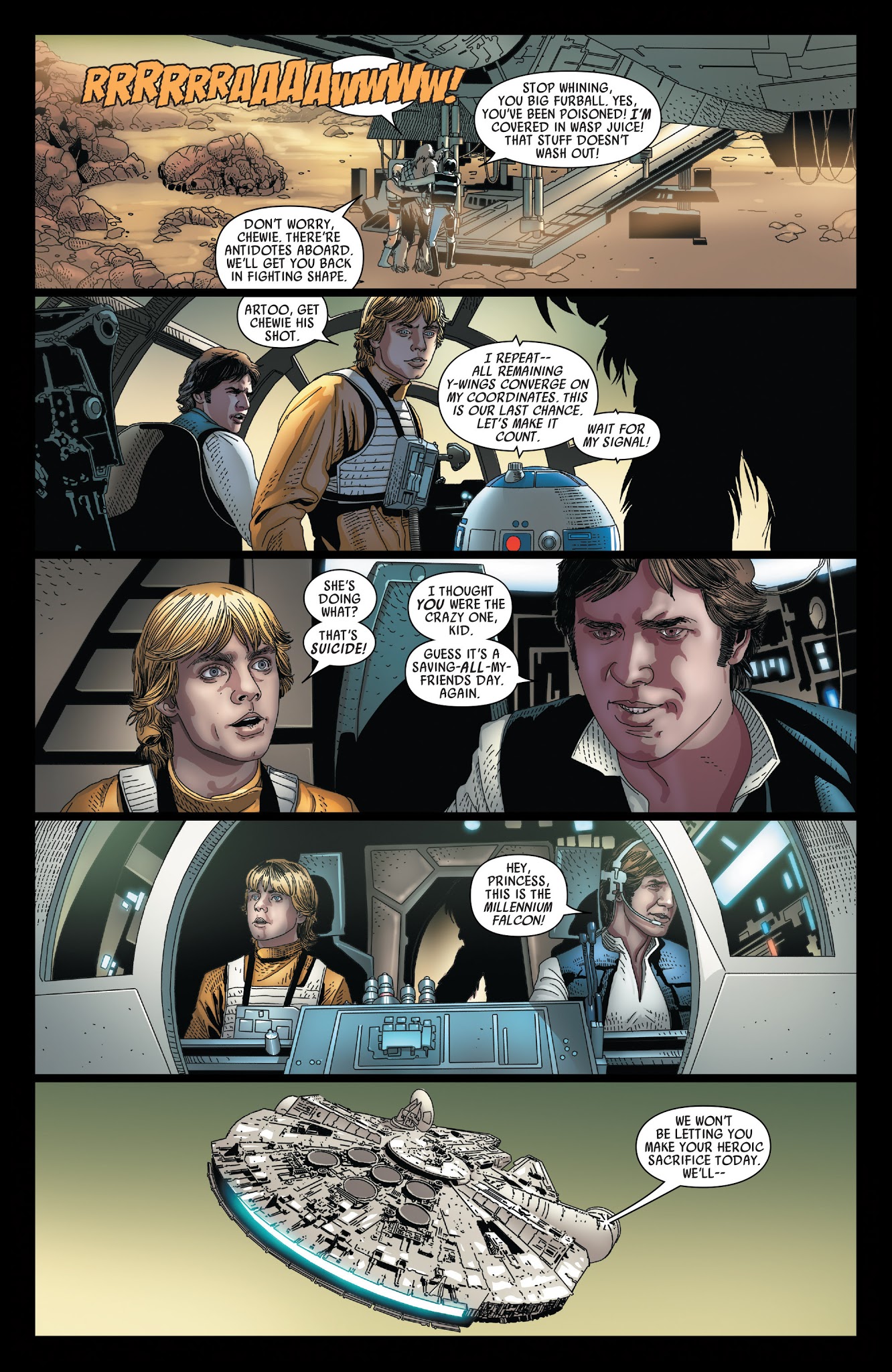 Read online Star Wars: Vader Down comic -  Issue # TPB - 90