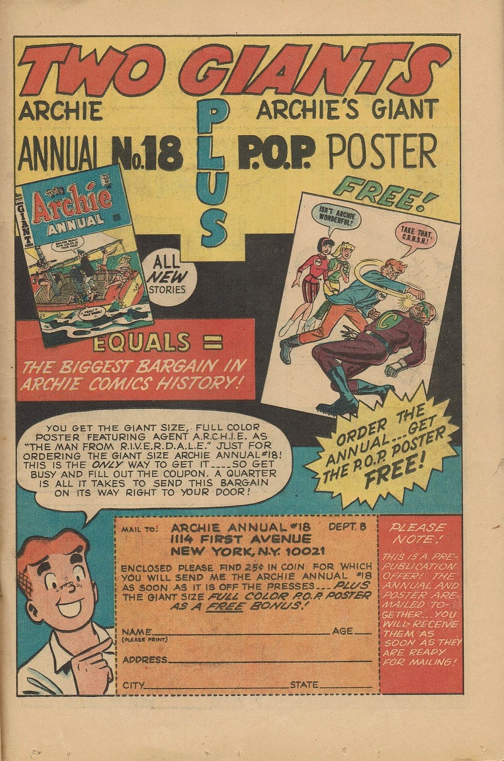 Read online Pep Comics comic -  Issue #196 - 19