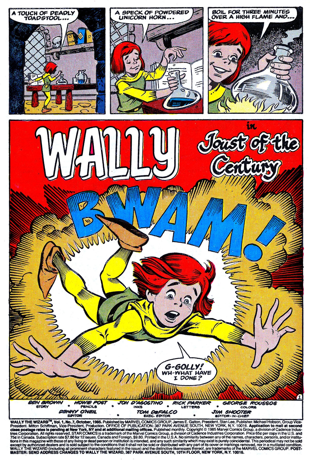 Read online Wally the Wizard comic -  Issue #7 - 3