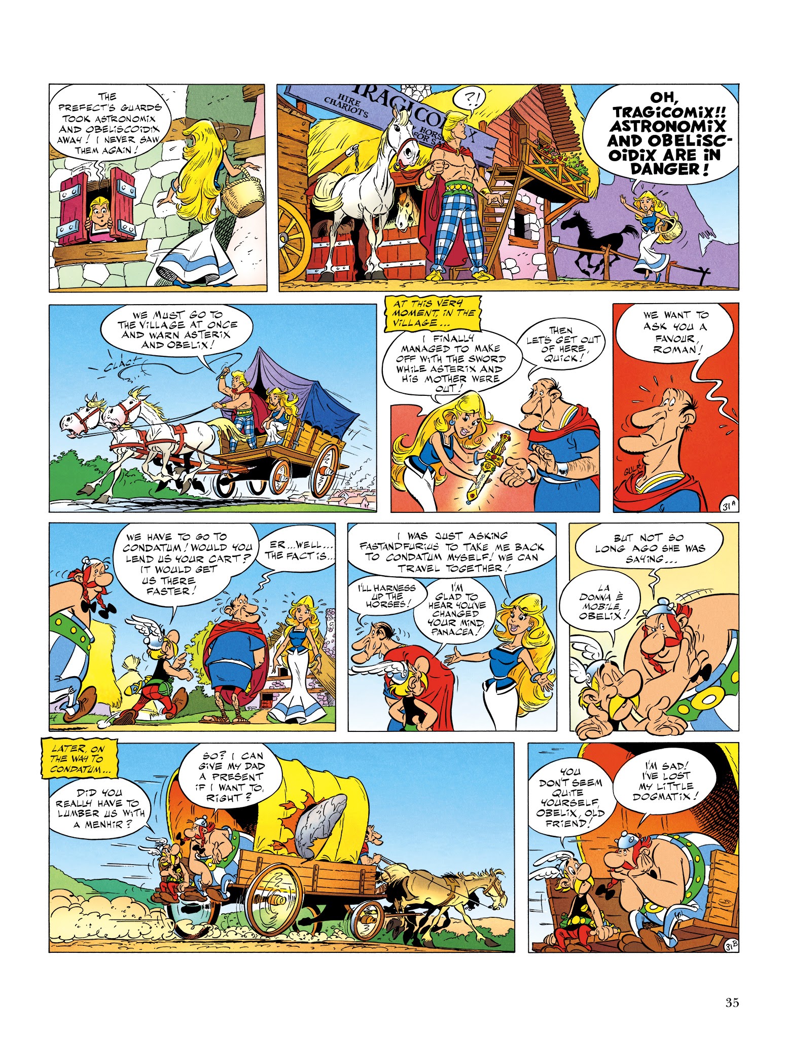 Read online Asterix comic -  Issue #31 - 36