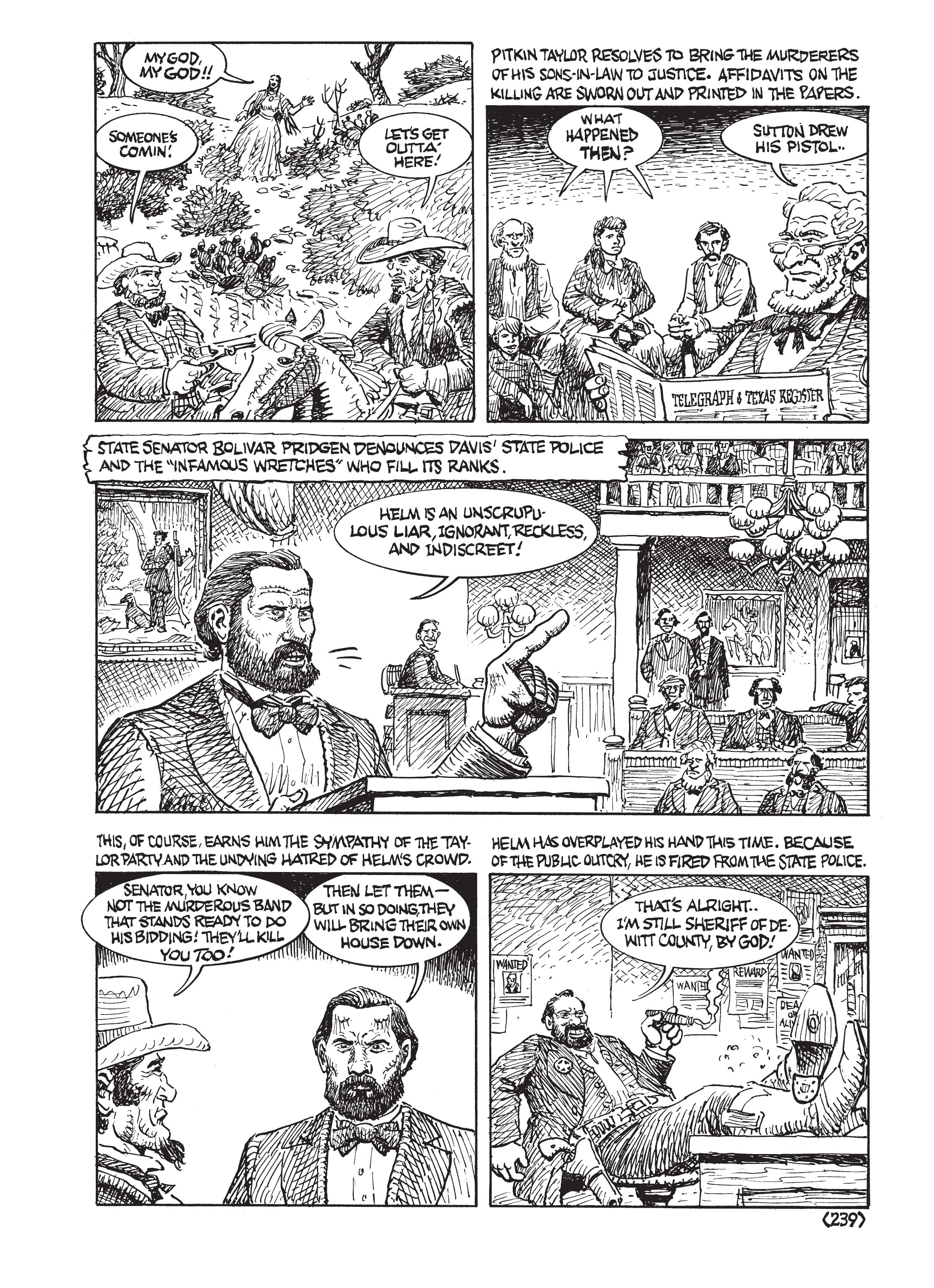 Read online Jack Jackson's American History: Los Tejanos and Lost Cause comic -  Issue # TPB (Part 3) - 37