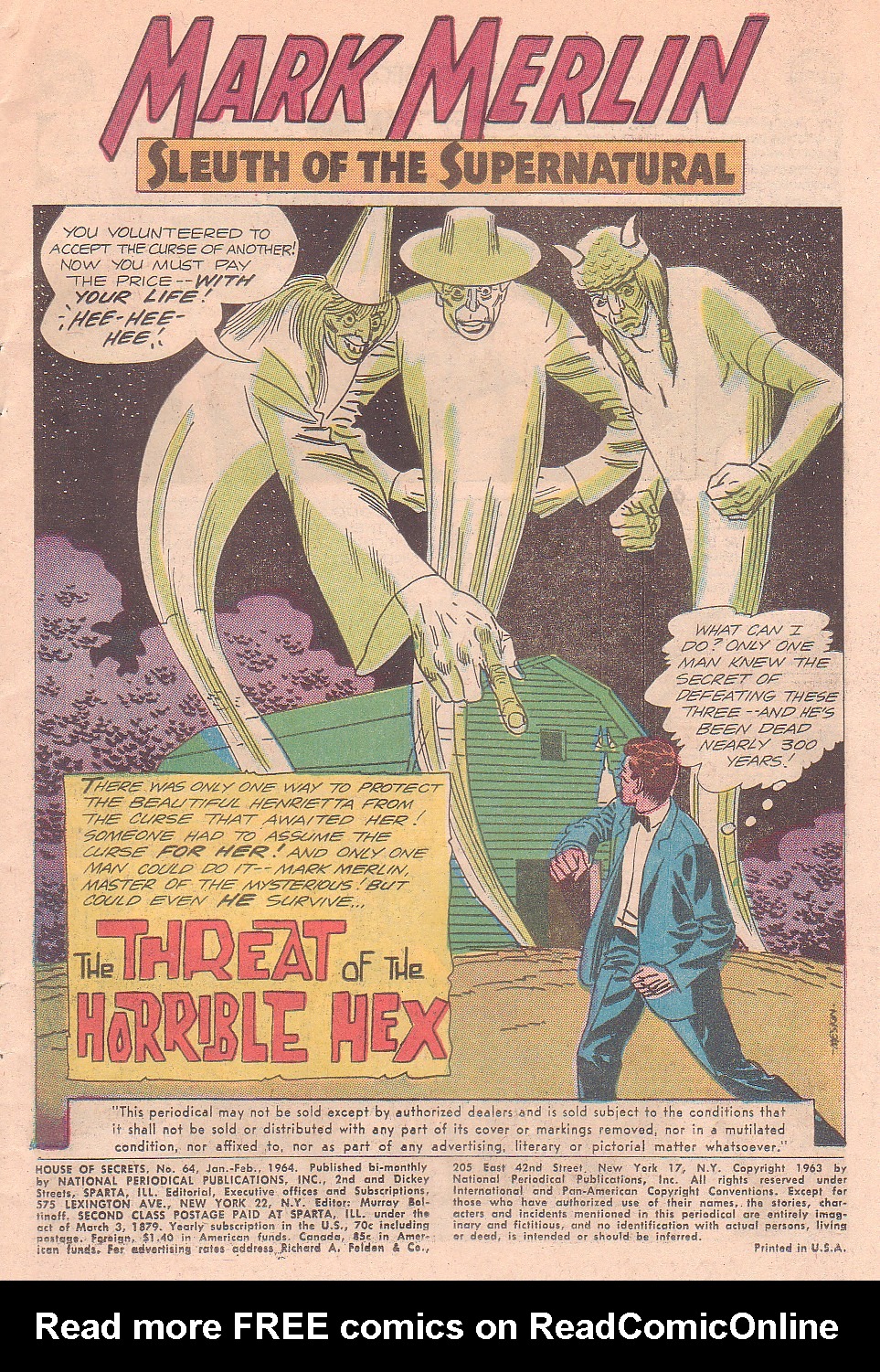 Read online House of Secrets (1956) comic -  Issue #64 - 3
