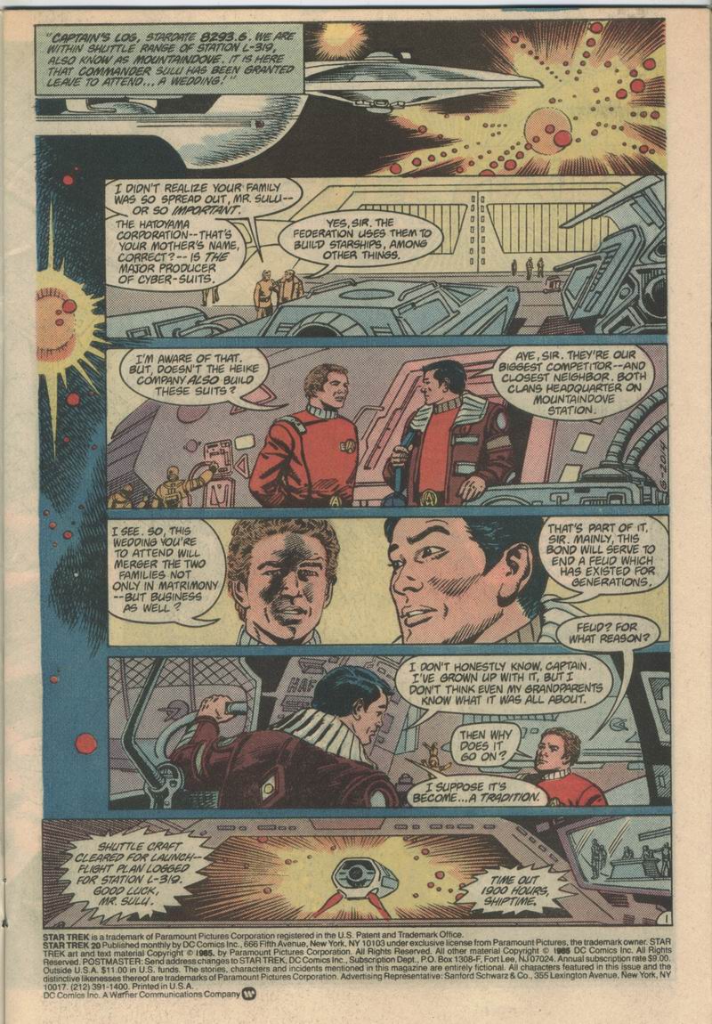 Read Online Star Trek 1984 Comic Issue 20