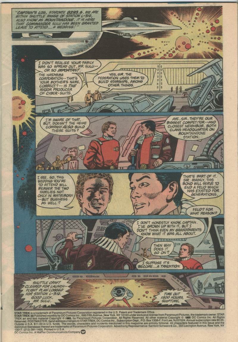 Read online Star Trek (1984) comic -  Issue #20 - 2
