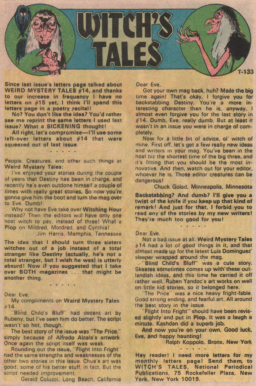 Read online Weird Mystery Tales comic -  Issue #18 - 32