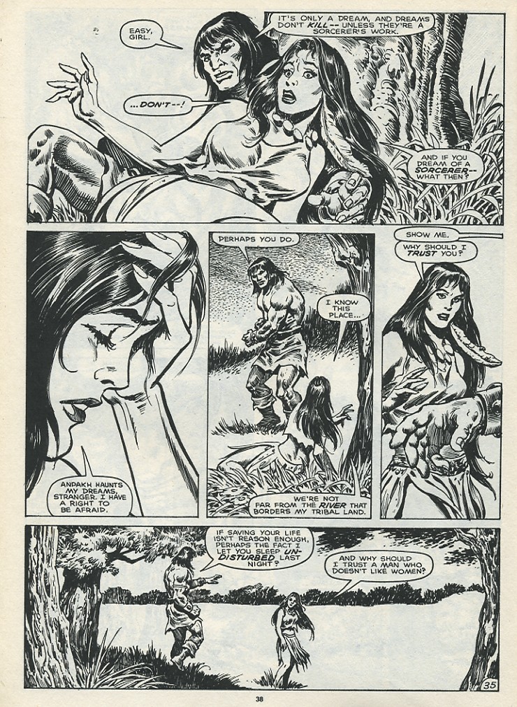 Read online The Savage Sword Of Conan comic -  Issue #167 - 40