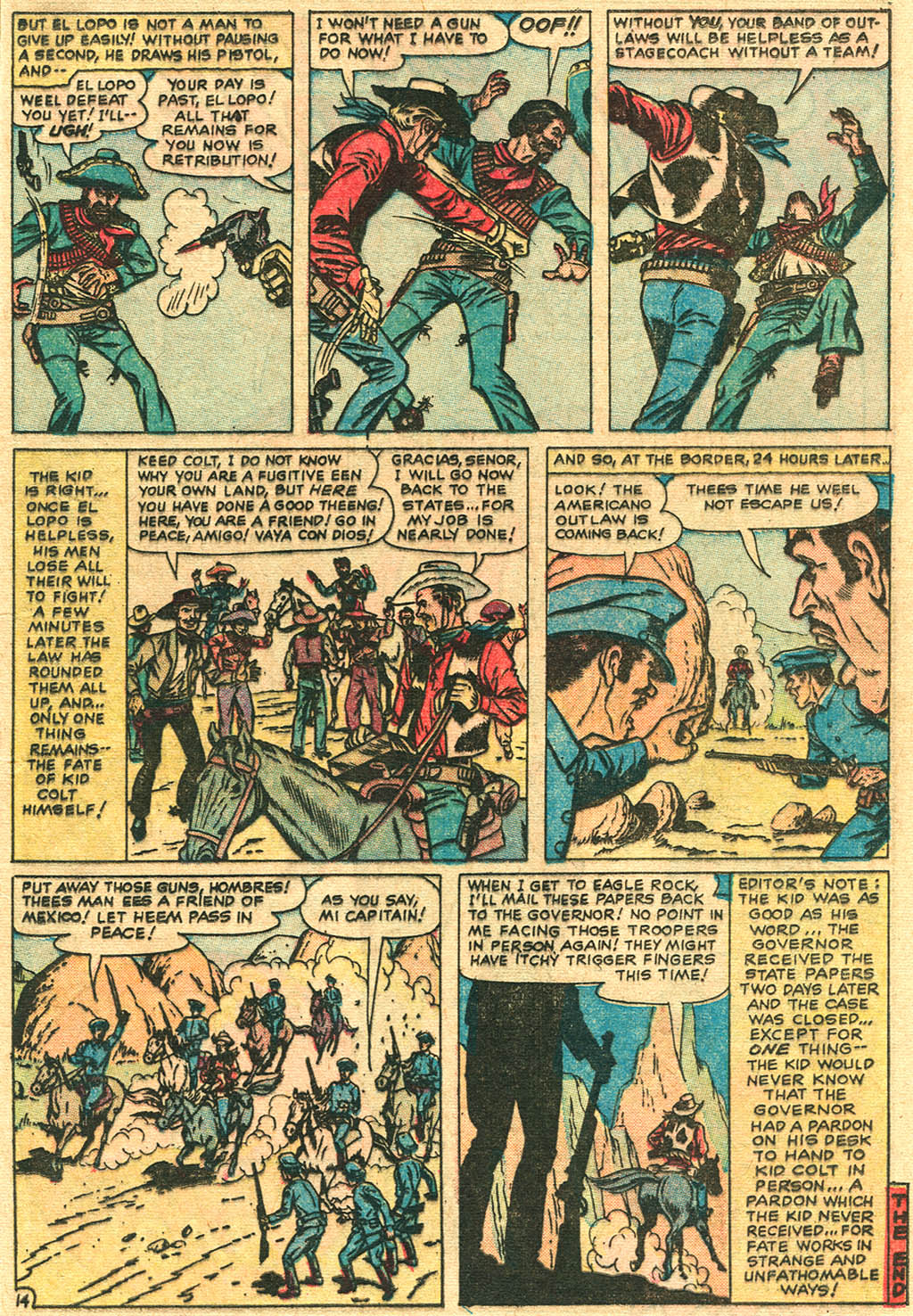 Read online Kid Colt Outlaw comic -  Issue #130 - 25